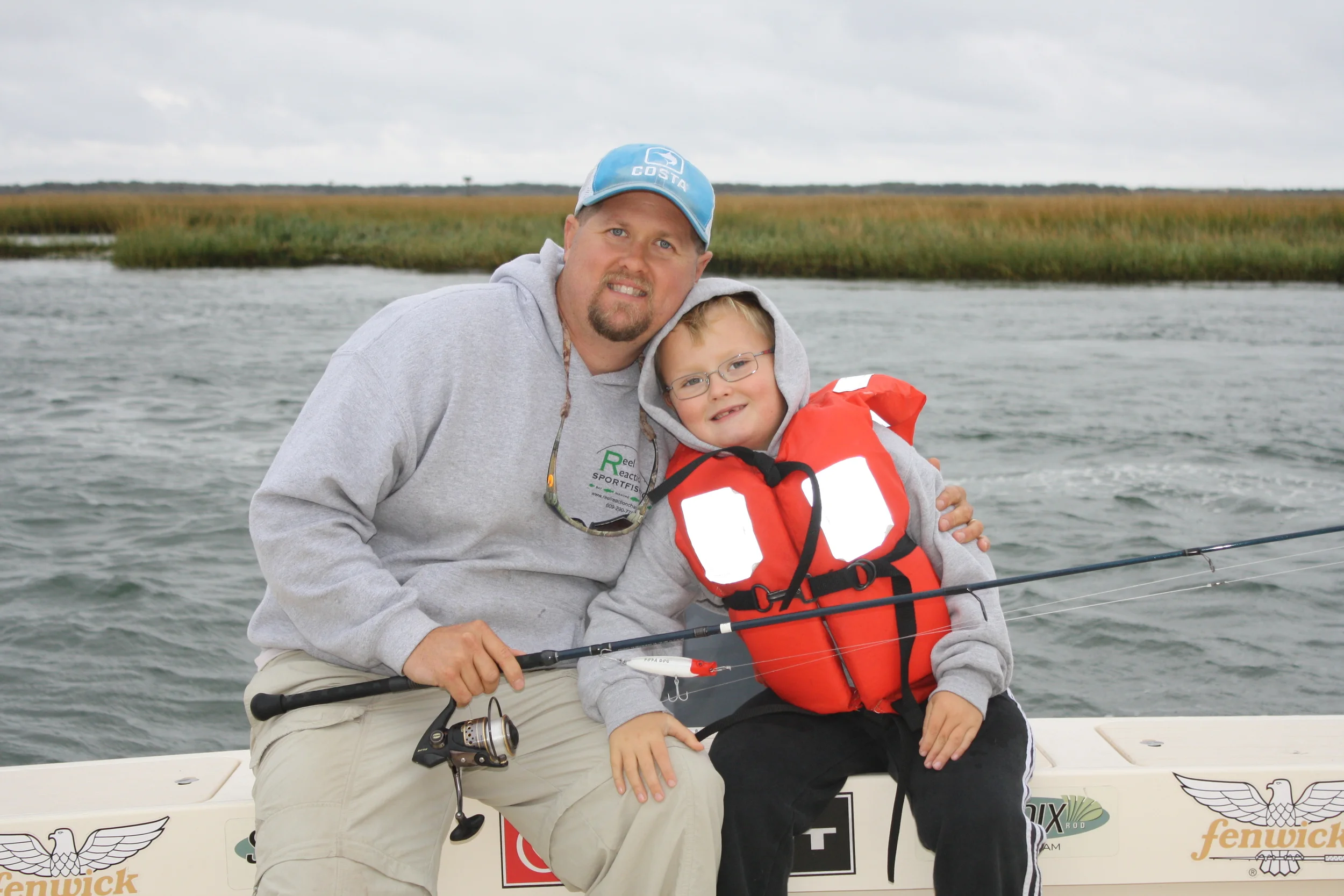 Capt. Brett Taylor and son Luke Taylor