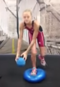 Stability Disc - Ball Throw - 1