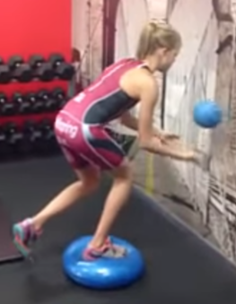 Stability Disc - Ball Throw 2