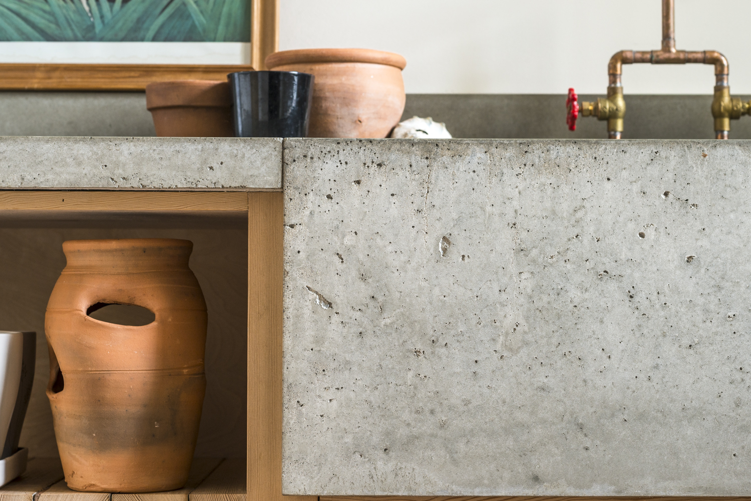 Concrete Sink Detail.