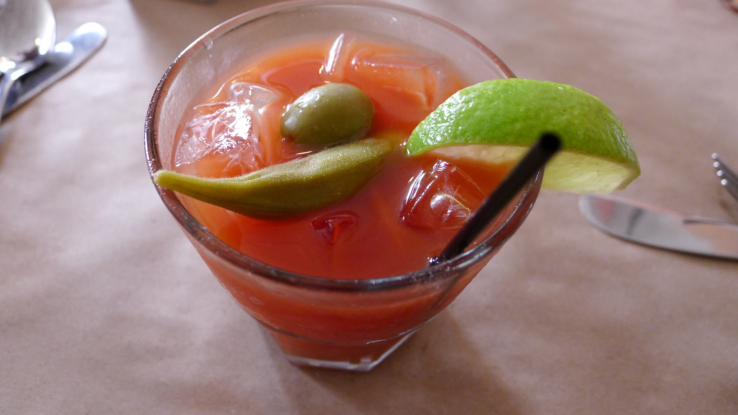 Hominy Grill bloody mary is a must.