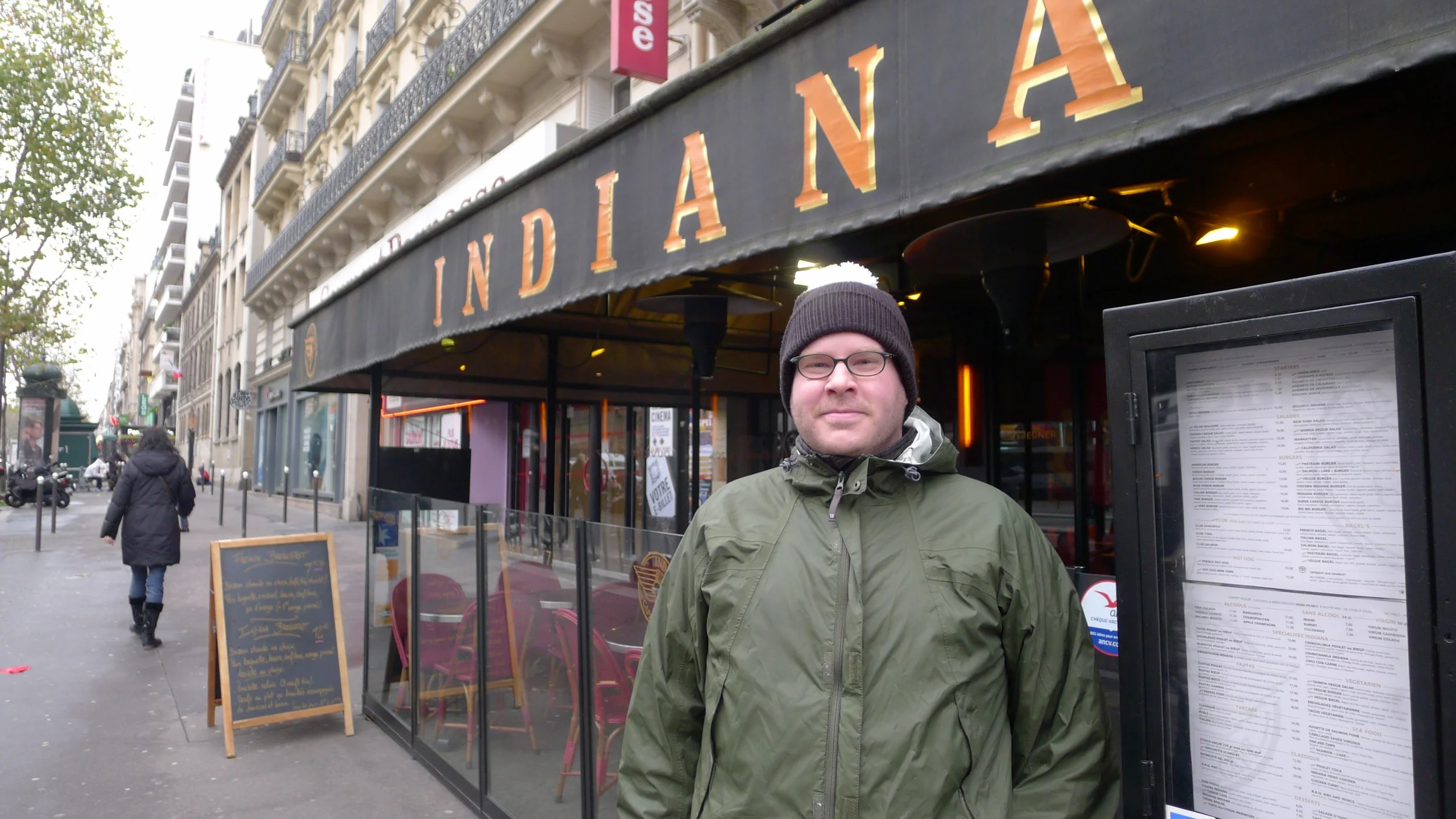 Joe found his home state in Paris!
