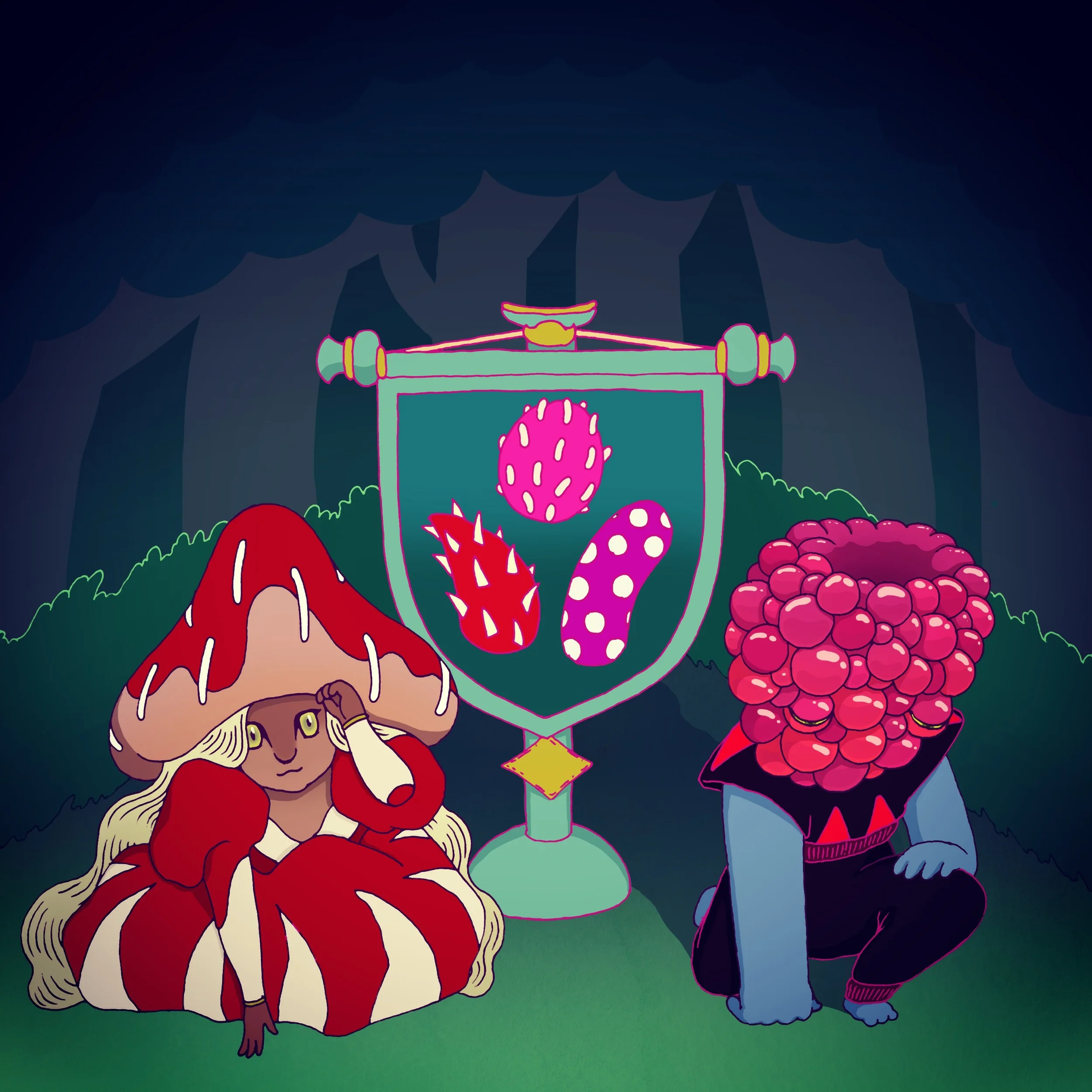 Waiting in a Grove