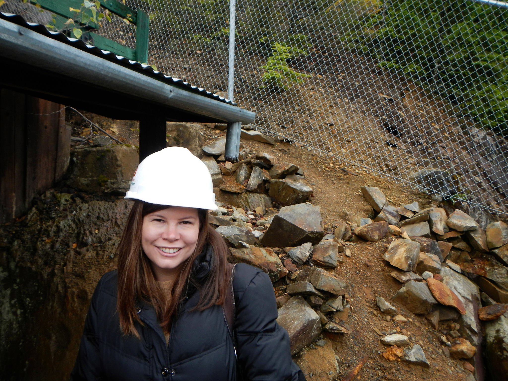  i look like a total tourist in my hard hat! 