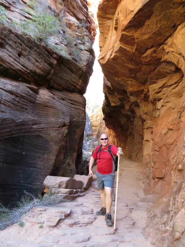  Another cool trail picture, with Dan and his stick. That stick came in handy! 