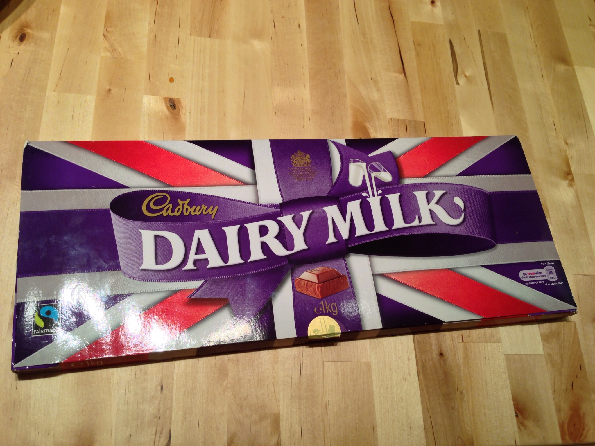 One enormous bar of chocolate!