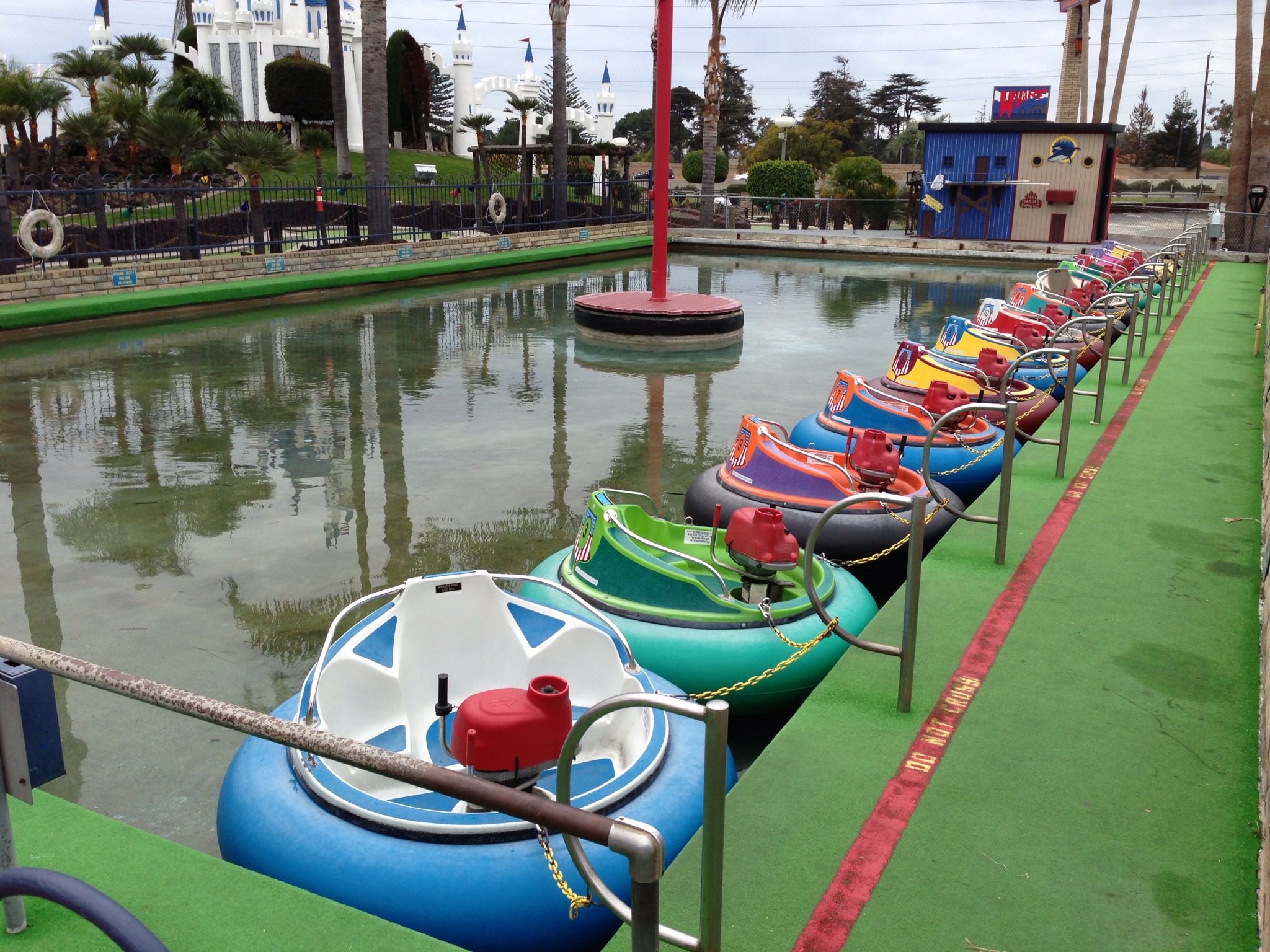  It was too cold for the bumper boats...darn, guess we will have to come back in the summer! 