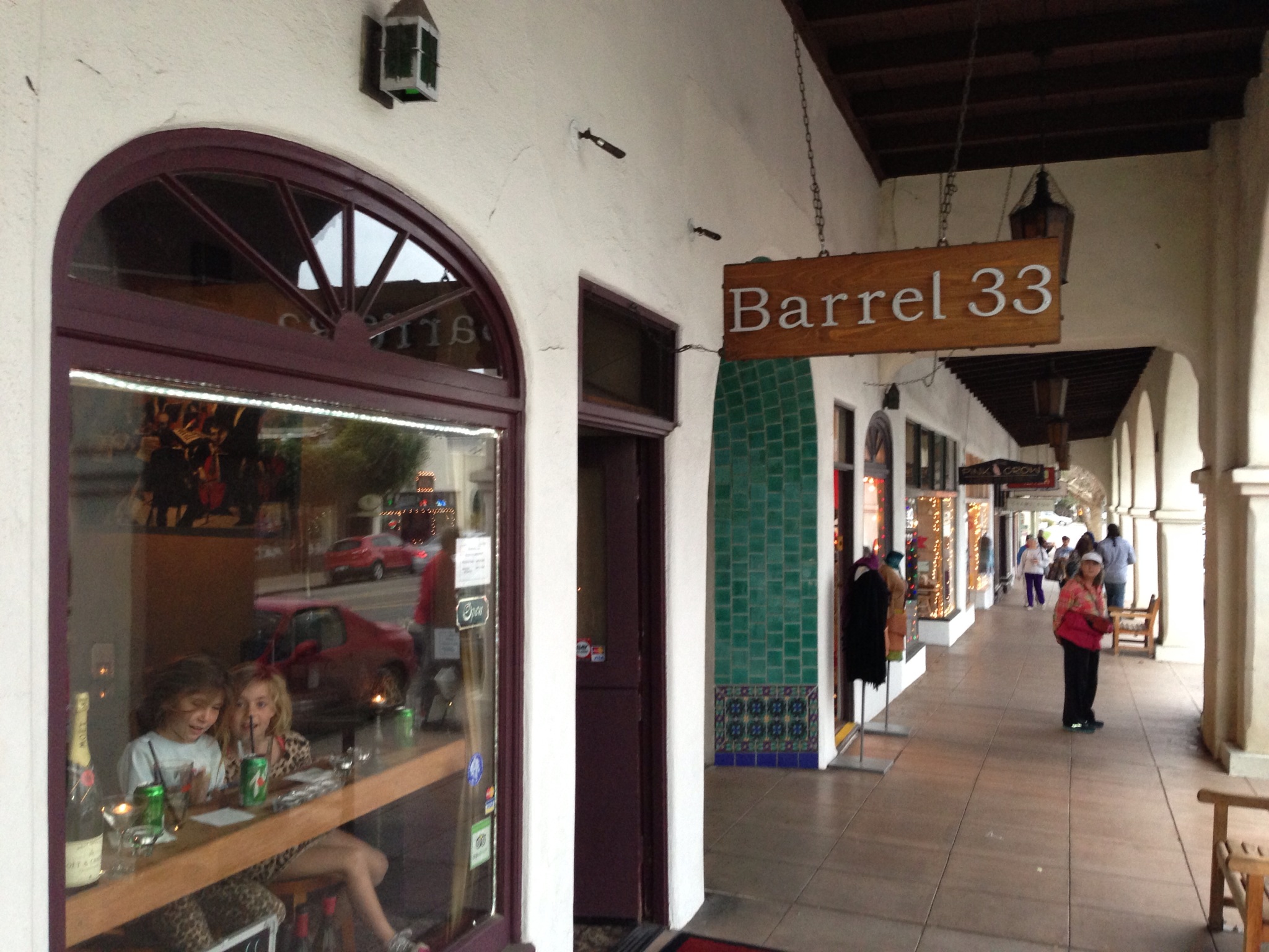  Barrel 33. Yes, it's a bar and yes, there are kids sipping soda on the window bar stools. 