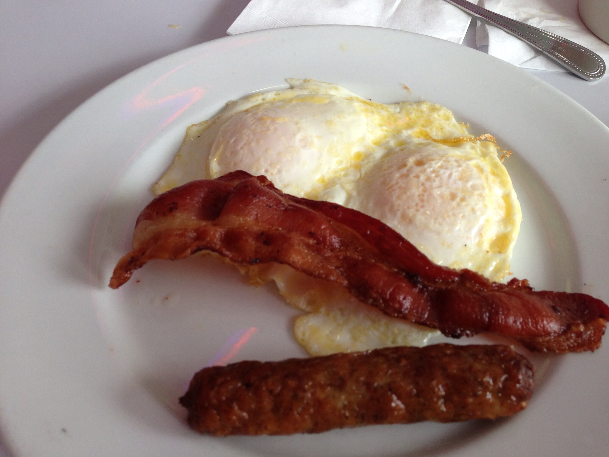  Dan's eggs and bacon. 