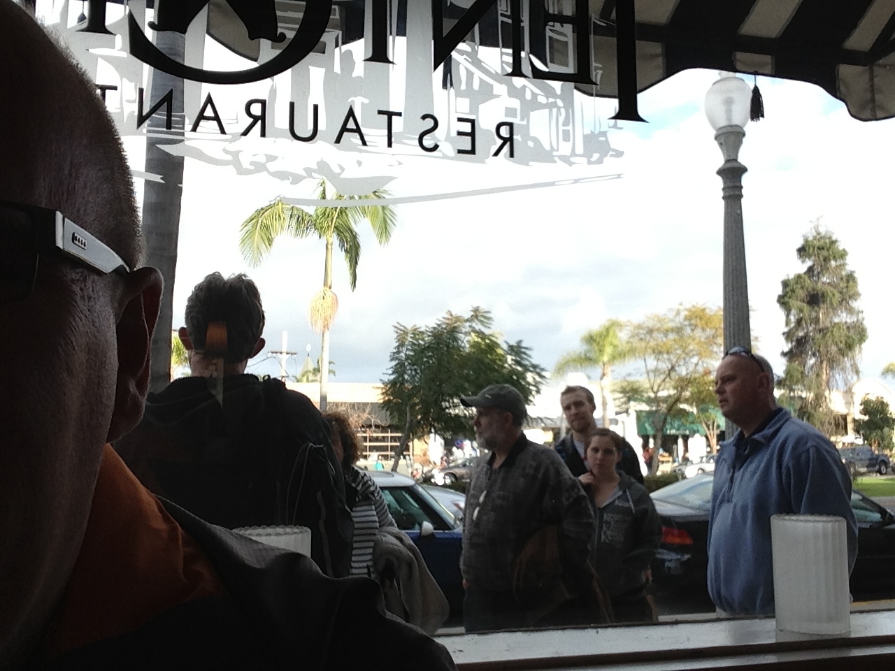  A tour group stopped right in front of the window as we were eating. I felt like I was in a fish bowl for about fifteen minutes. 