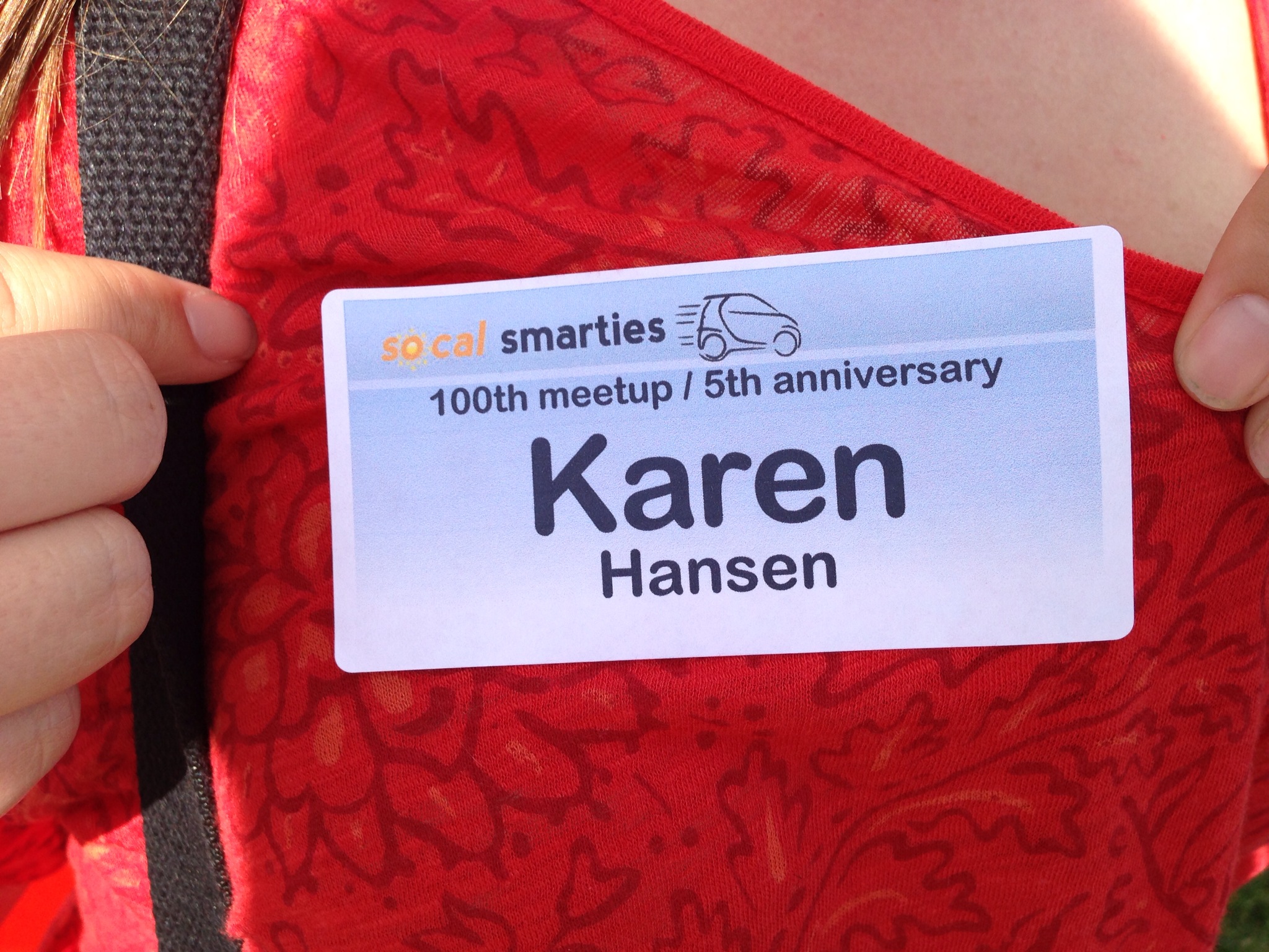  My event name badge. ​ 