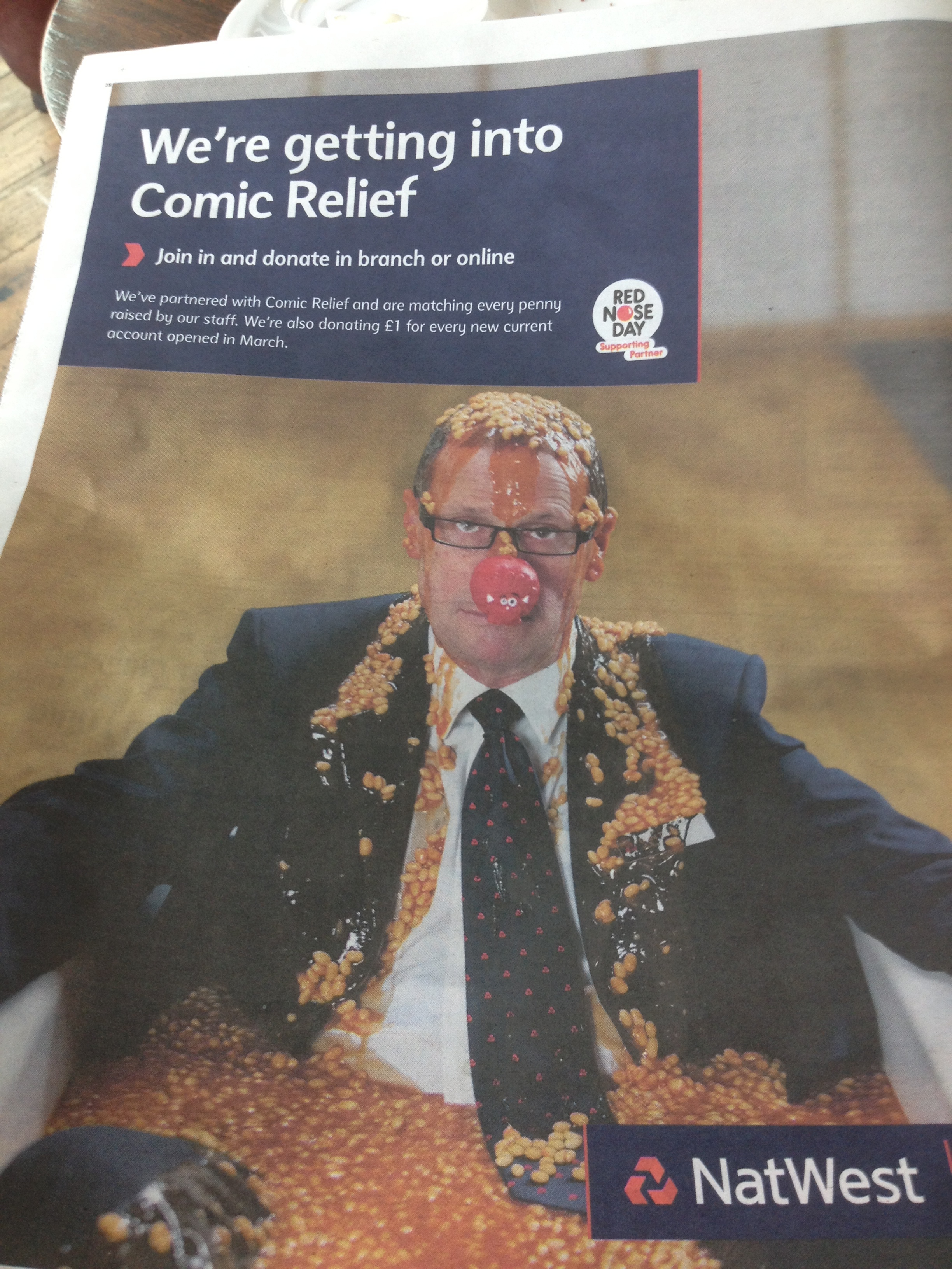  ​Funny Red Nose Day advertisement 