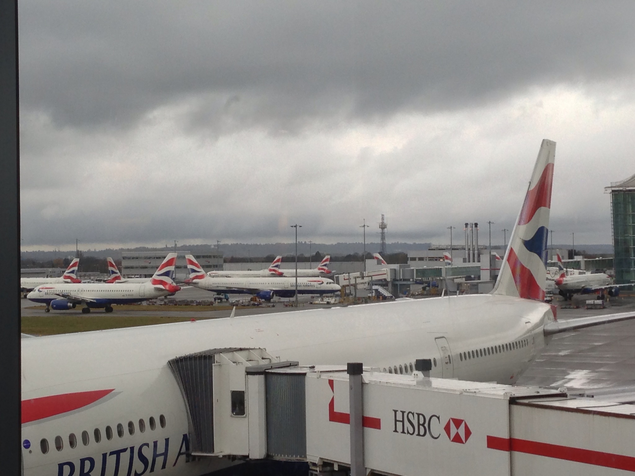  ​Plane on a stormy day 