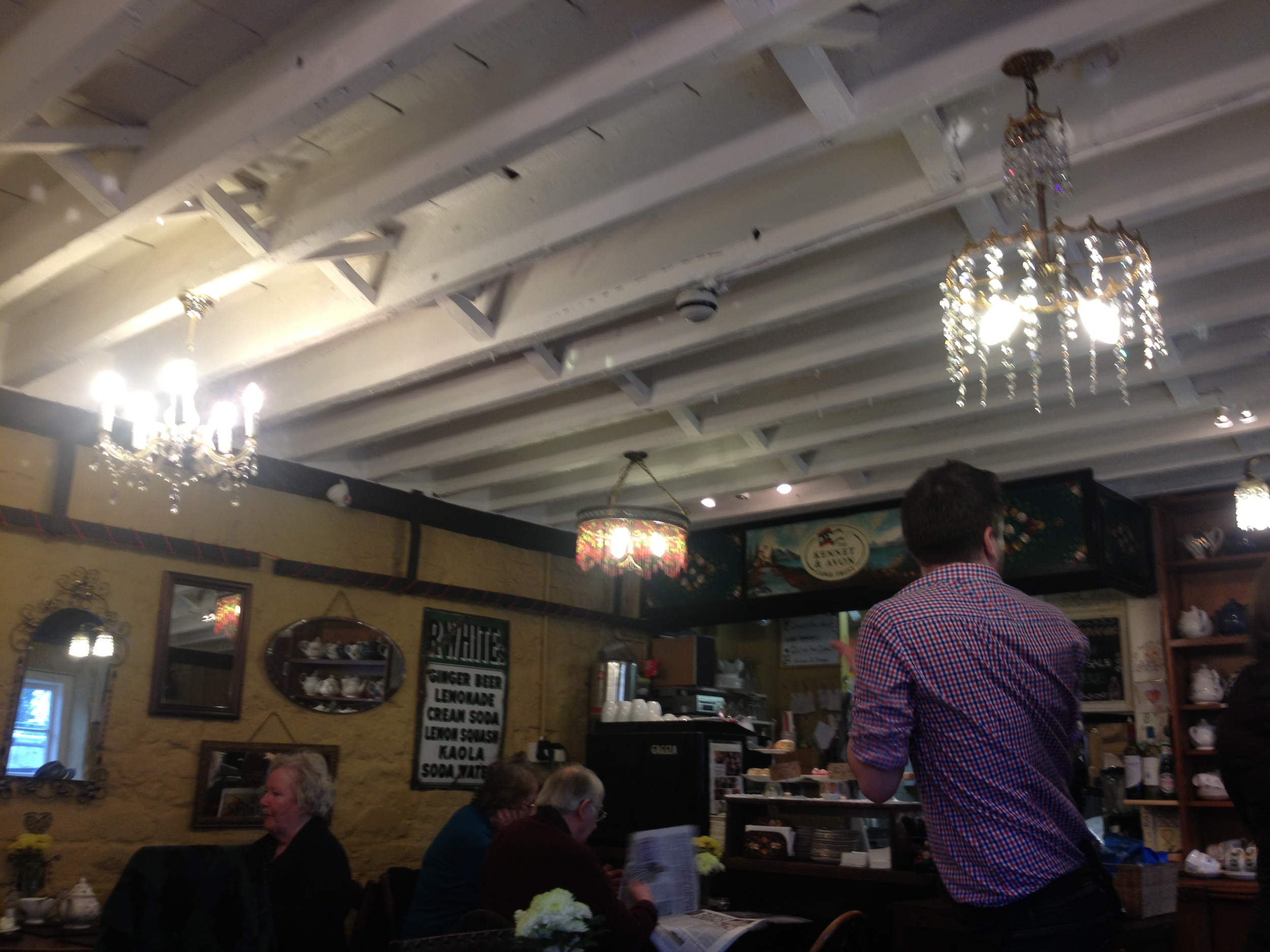  ​inside the teashop, very cozy 