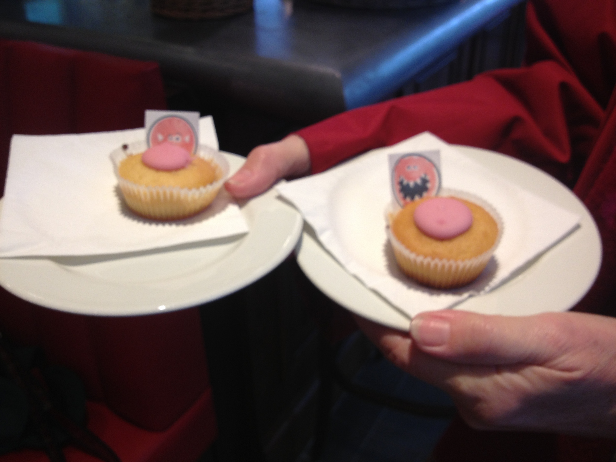  ​The kids had Red Nose cakes with a portion of the proceeds going towards Red Nose Day. 