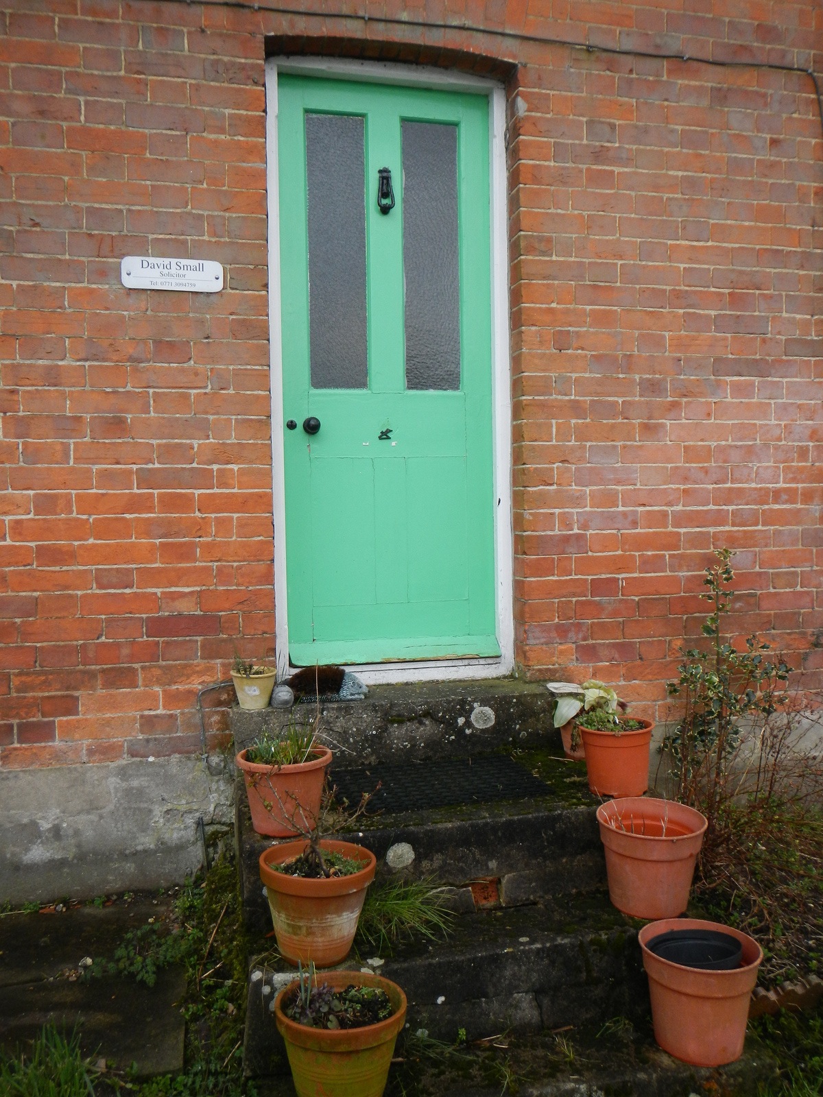  ​This house had a notice on the door... 