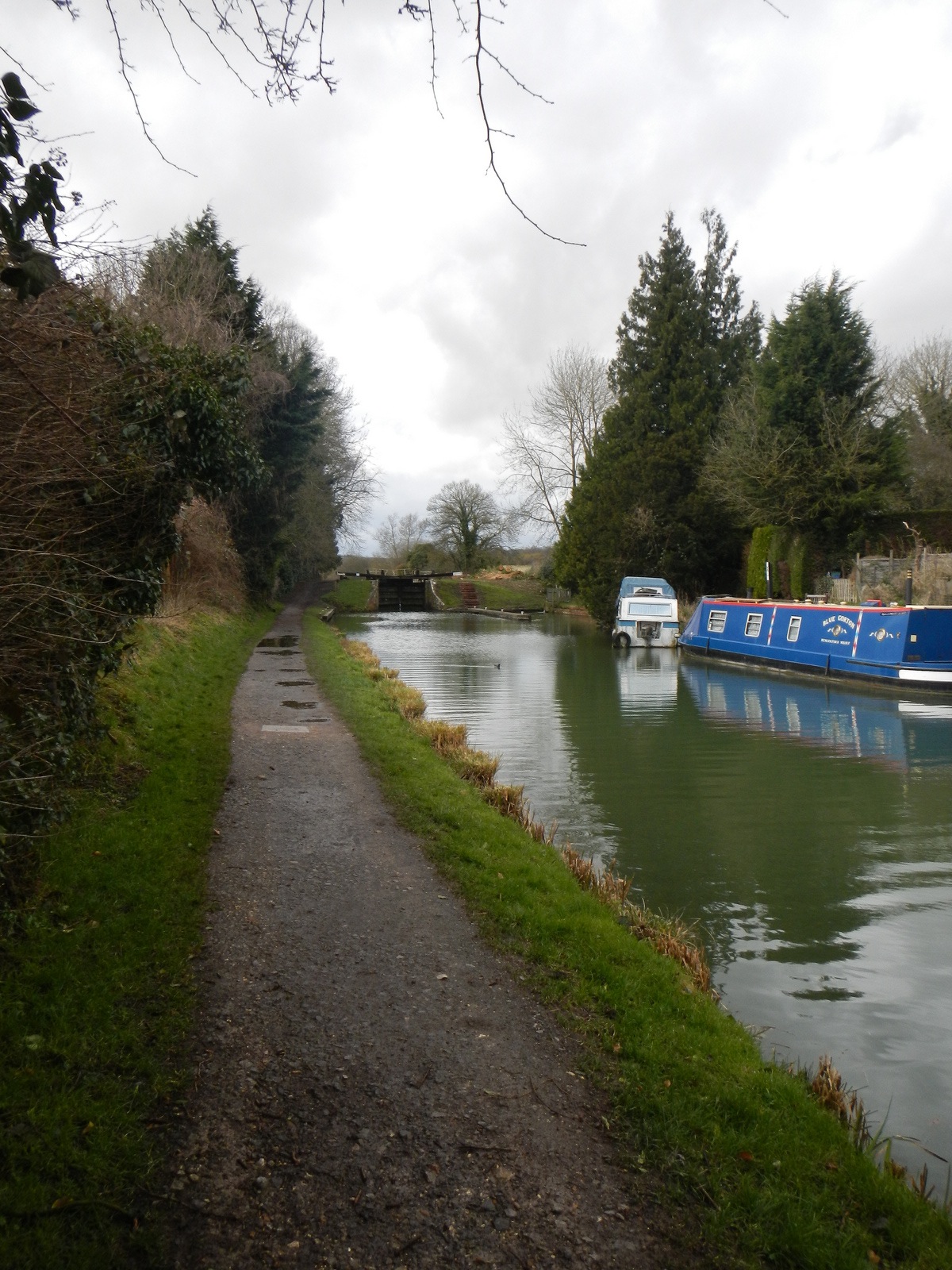  ​The walking path along the canal. 