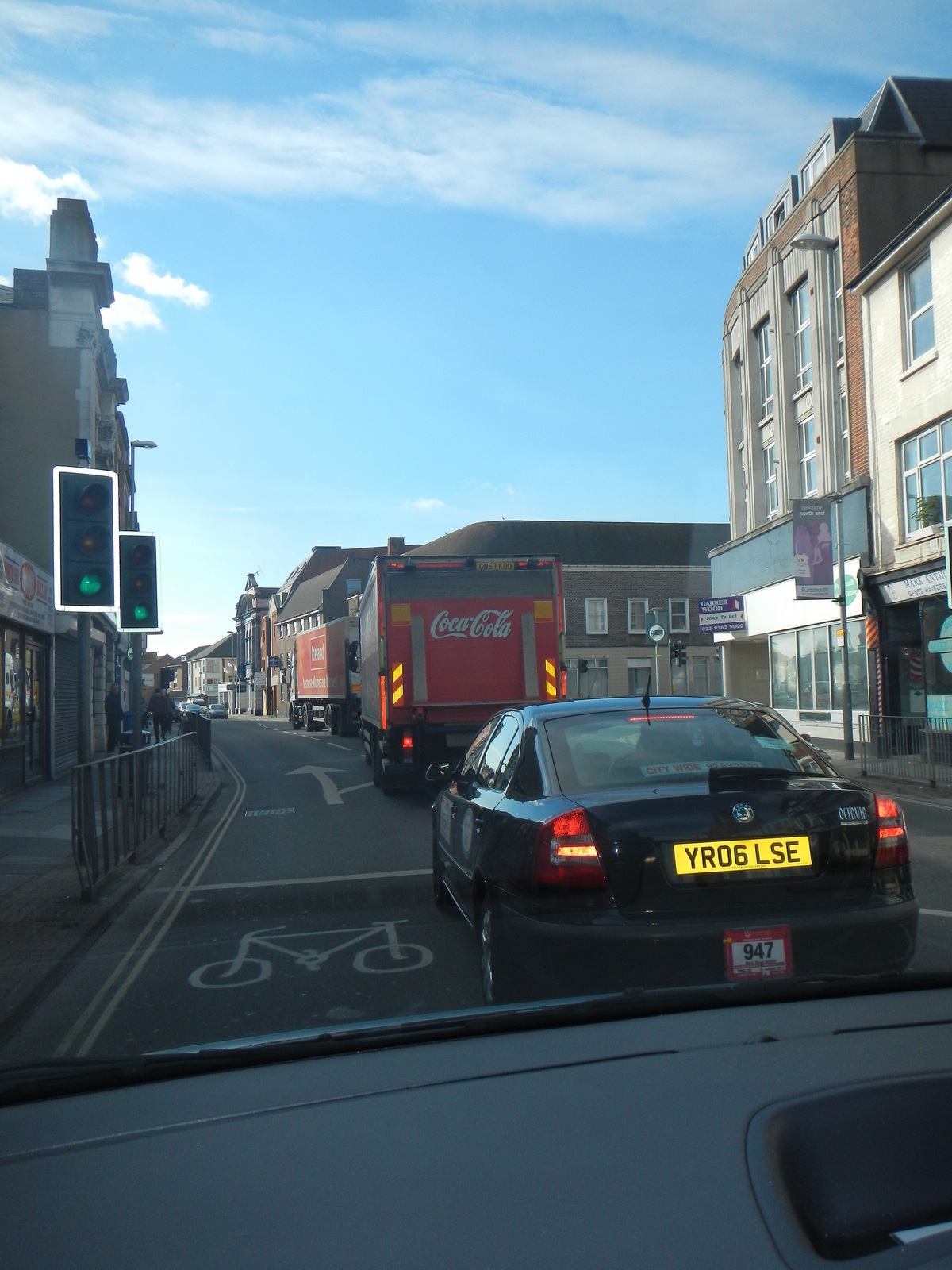  ​Coke truck in Portsmouth. 