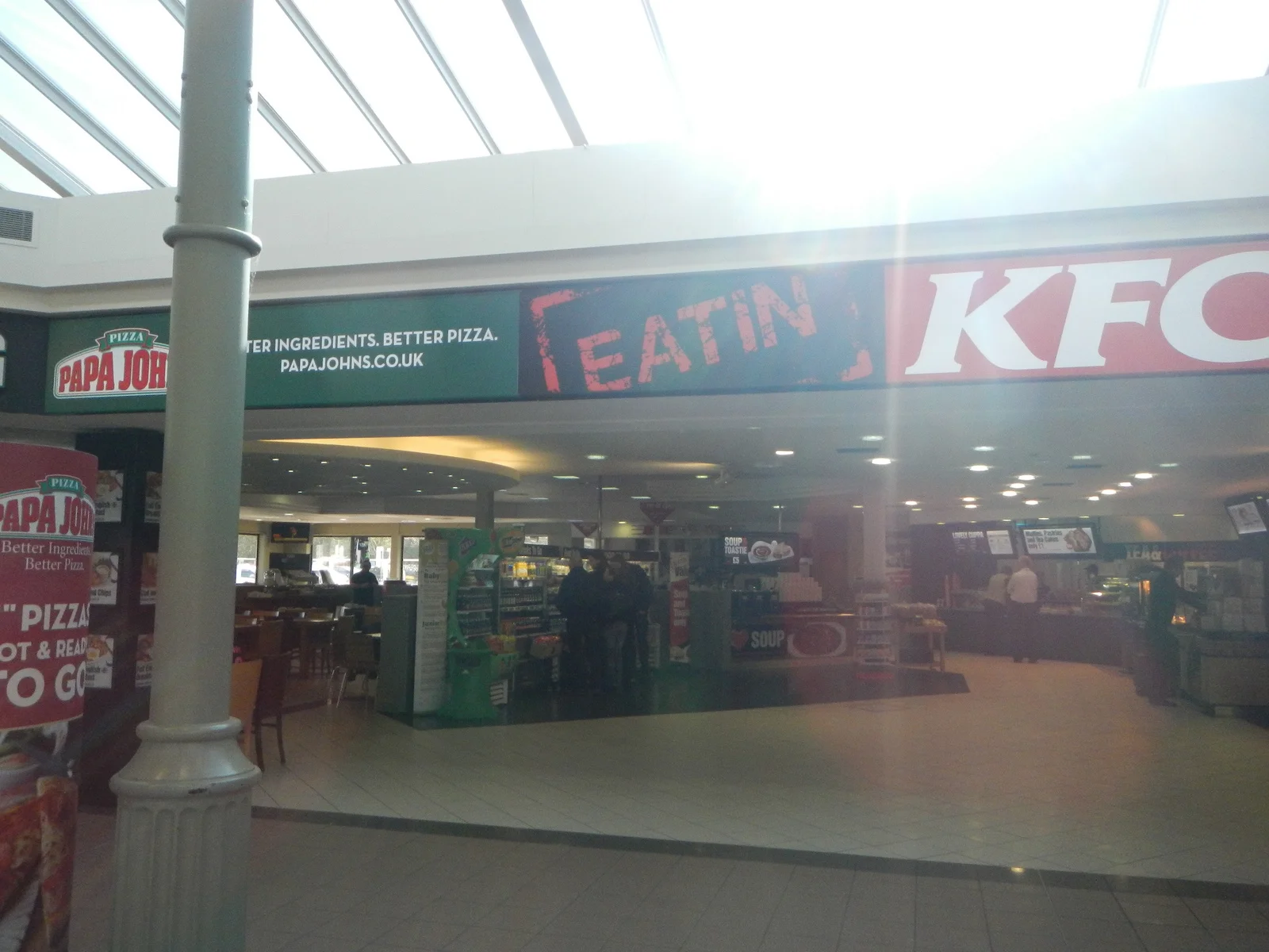 KFC and Papa Johns.