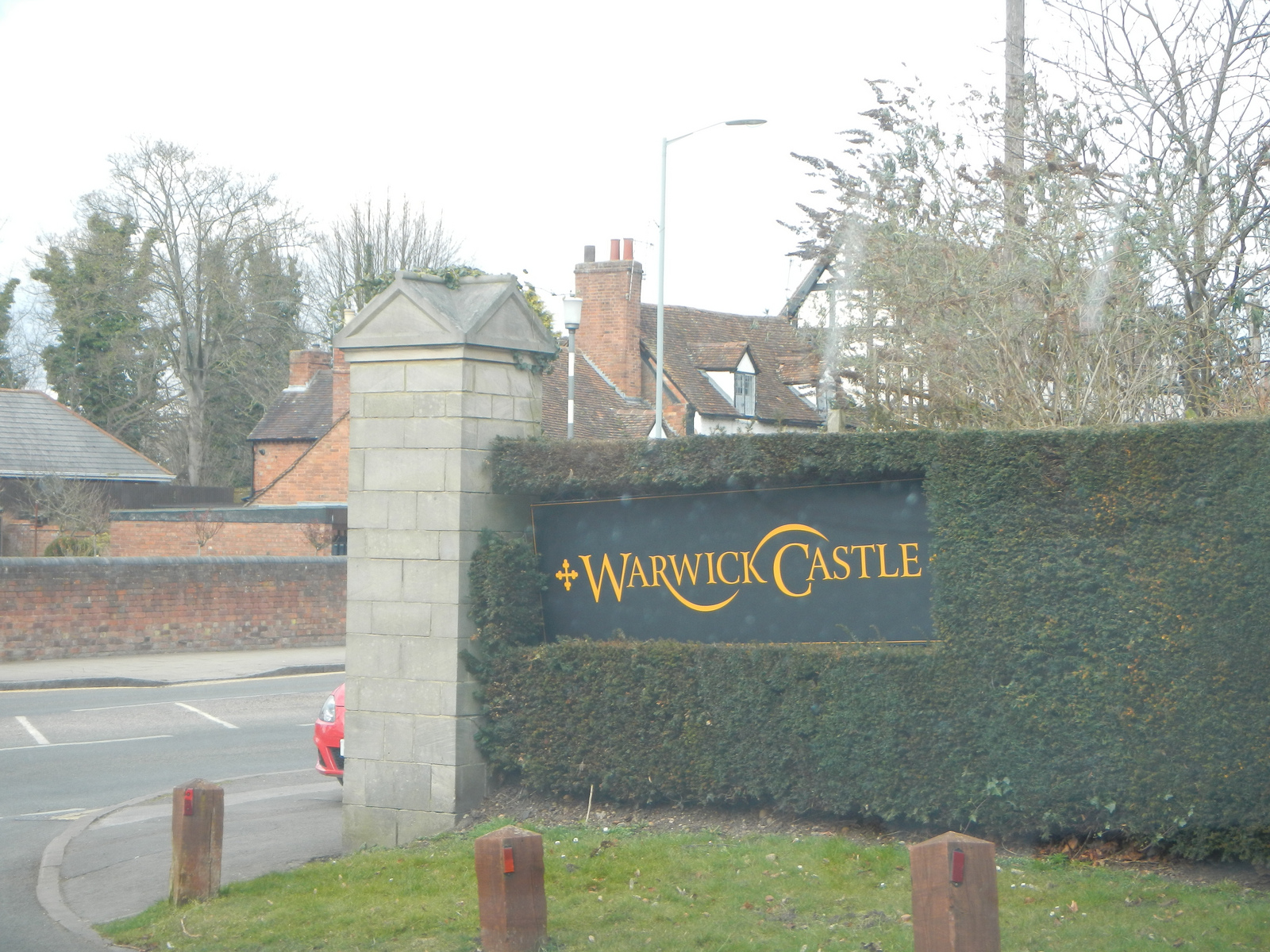  ​The entrance to Warwick Castle. 