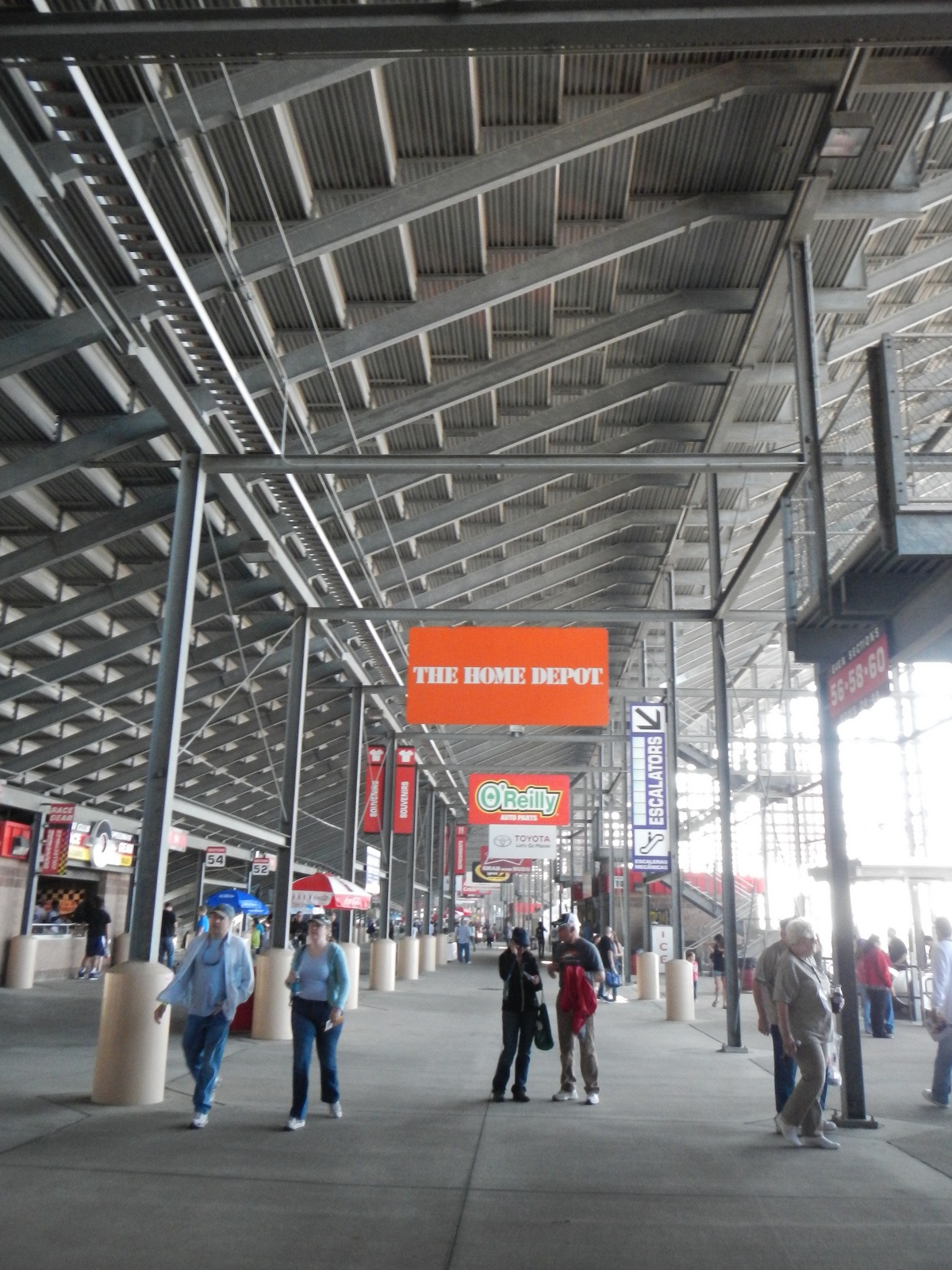  ​concessions under the grandstands 