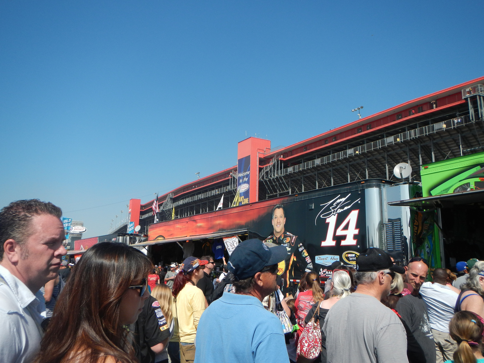  ​The Danica Patrick merch booth was by far the most crowded. 