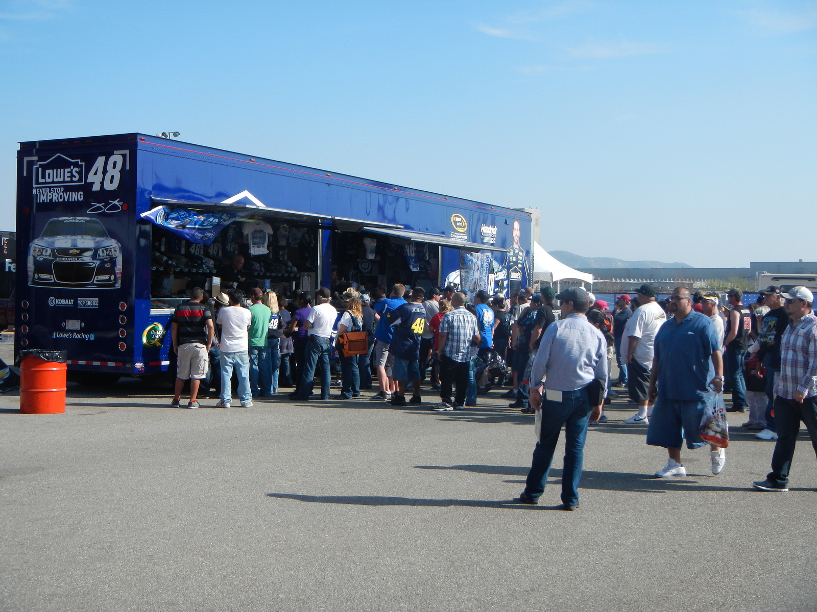  ​Jimmie Johnson's Merch. I was rooting for the cute local boy! 