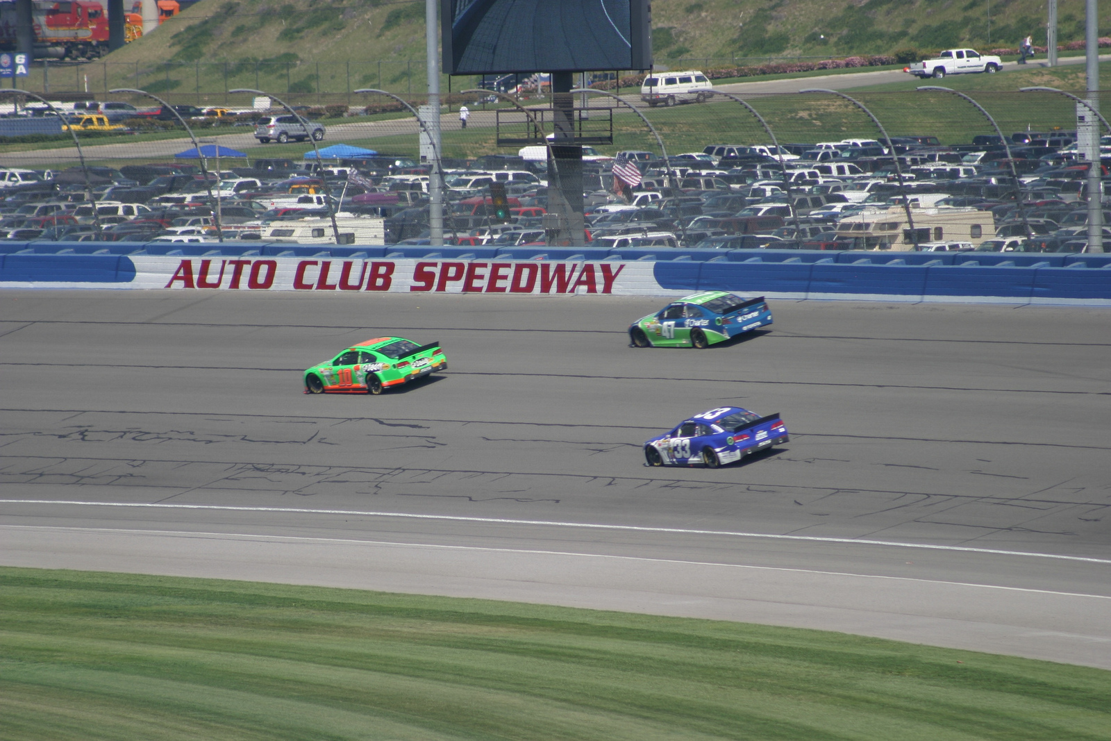 Dan took a lot of pictures of the GoDaddy car.