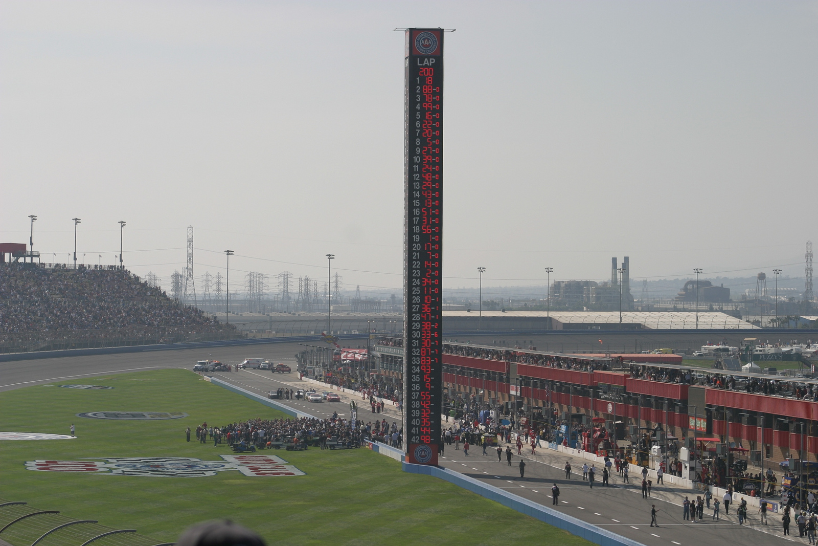winners circle and final tally
