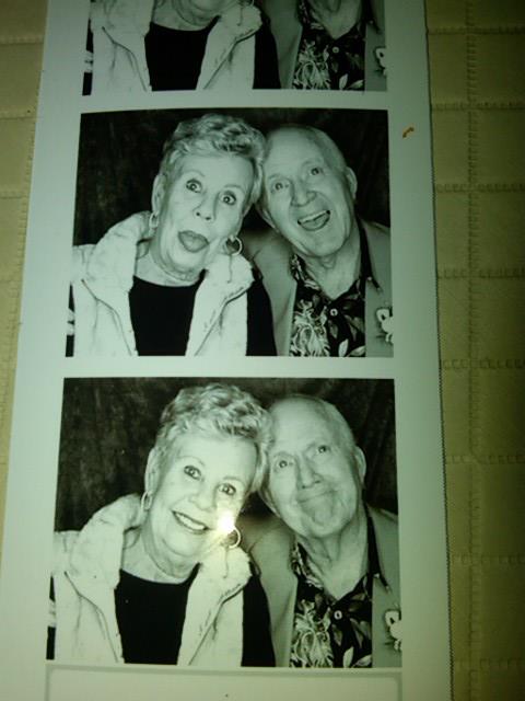  ​Fun photo booth pictures with my aunt. This is how i think of my aunt and uncle- both slightly goofy and completely in love. They had so much fun together. 