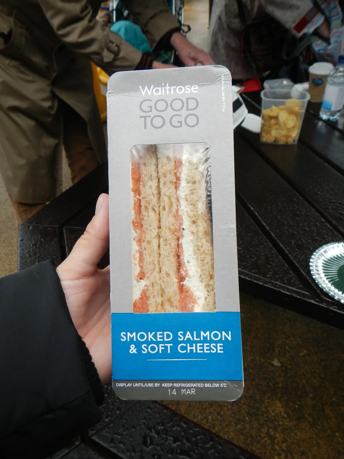 I wish we had Waitrose and their pre-made sandwiches in America.