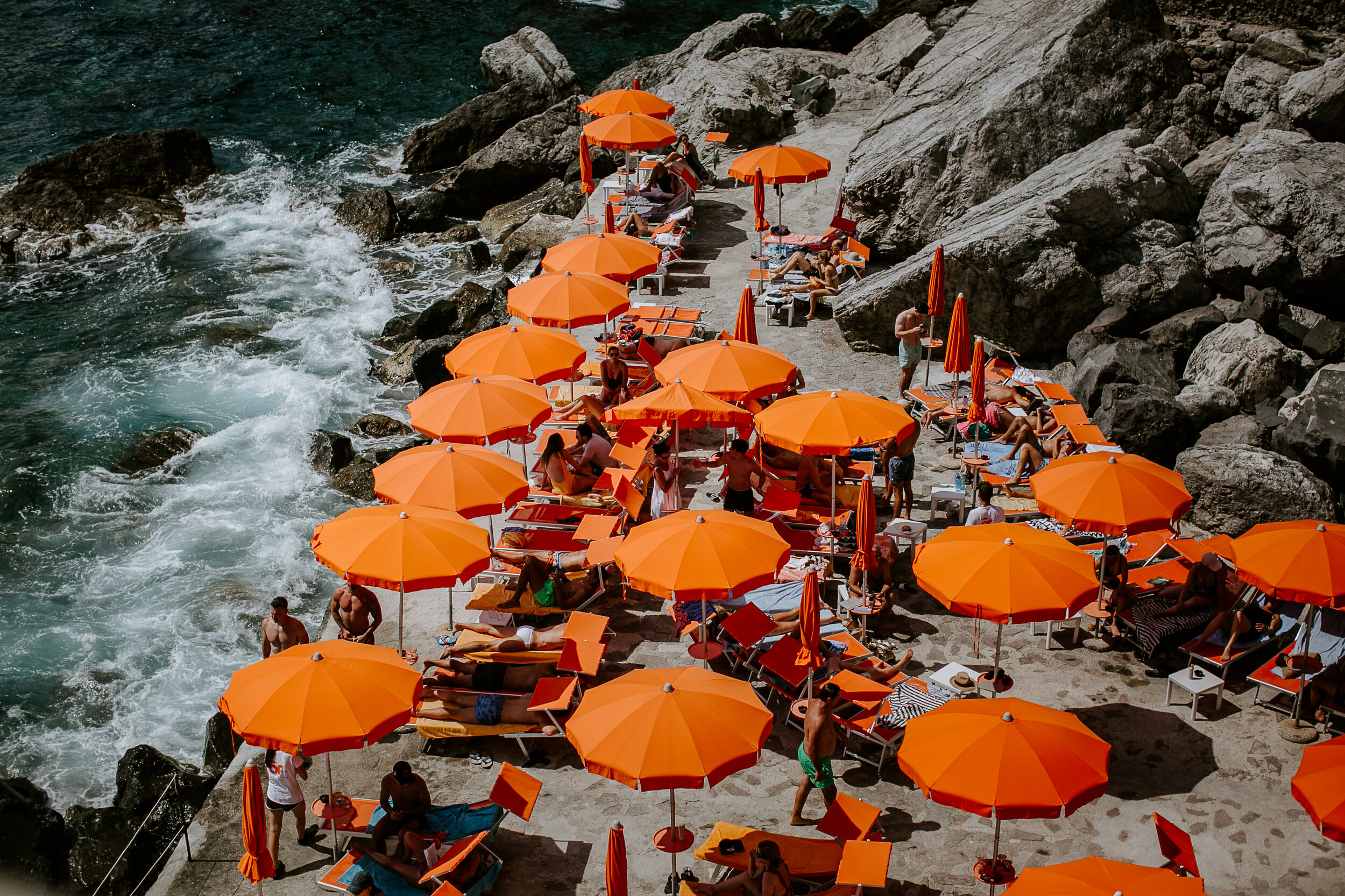 One Fire Beach Bathers (with love from Amalfi)