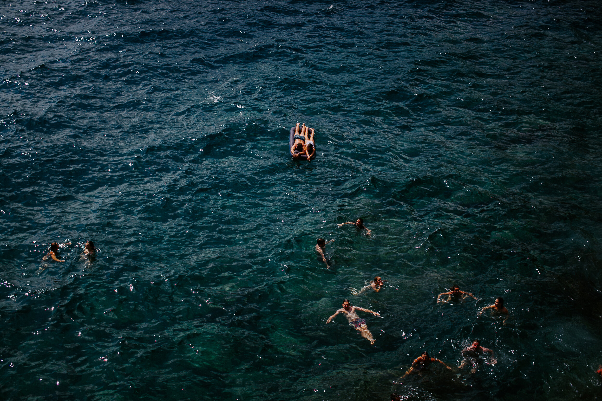 Red Fire Beach Swimmers (with love from Amalfi)