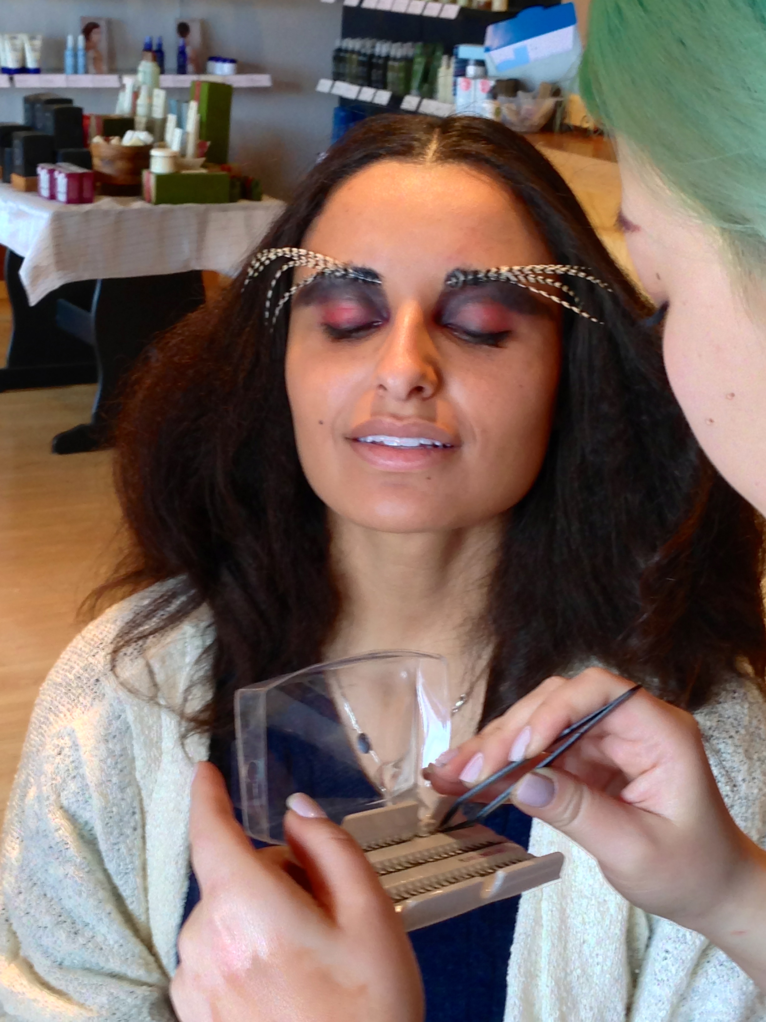 Doing Makeup