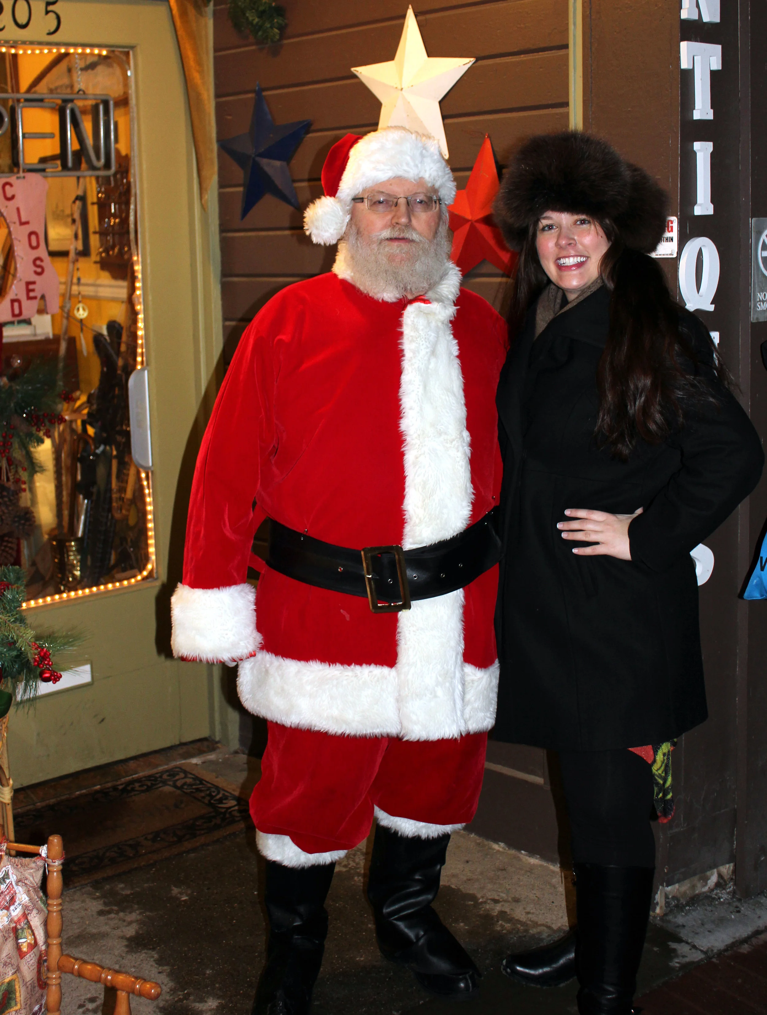 Naughty or nice? He had to check his list twice.
