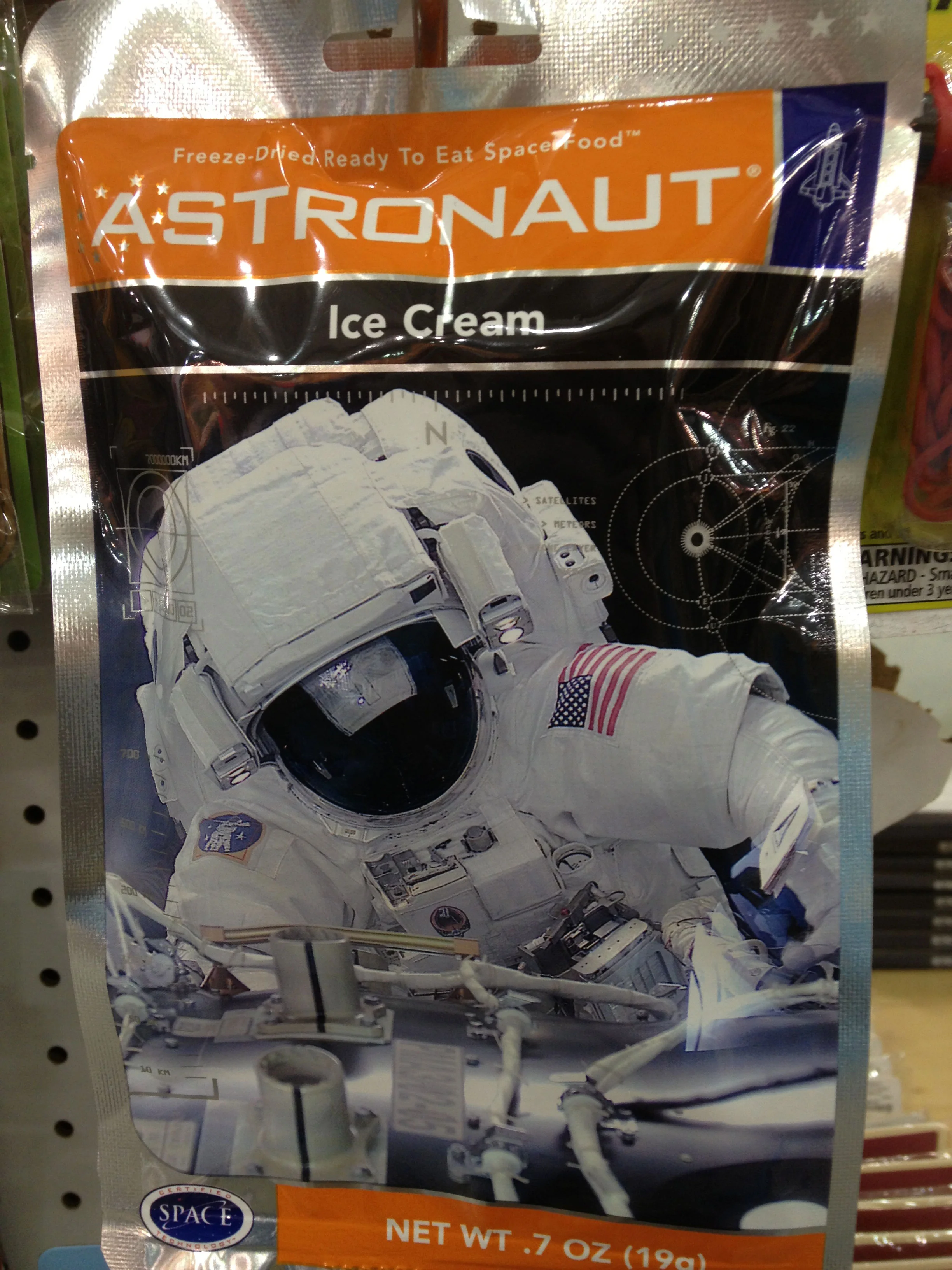 You know you're close to the U.S. Space and Rocket Center when you see Astronaut Ice Cream for sale. (I think I prefer Eskimo Ice Cream now.)