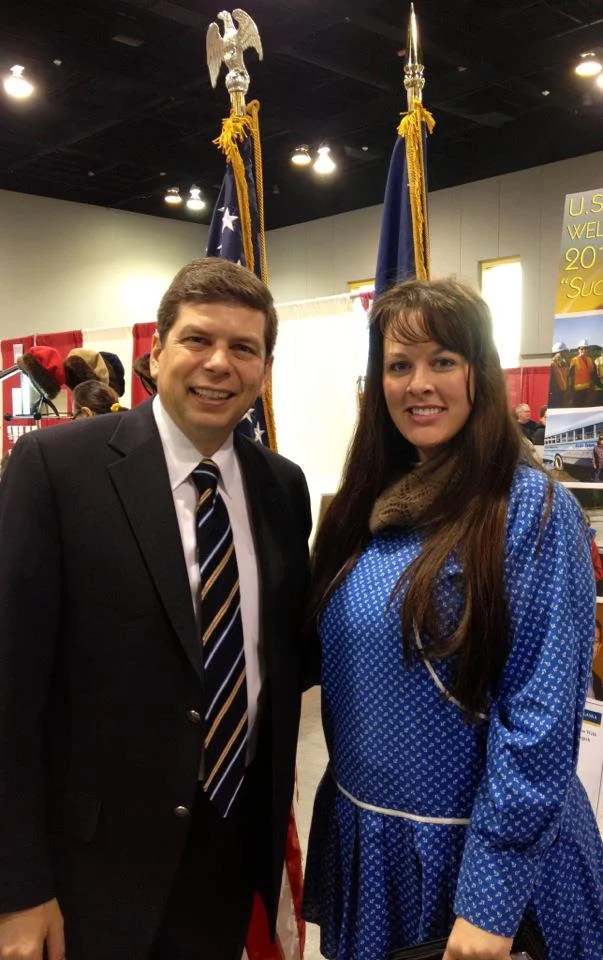 With U.S. Senator Mark Begich at the Alaska Federation of Natives.