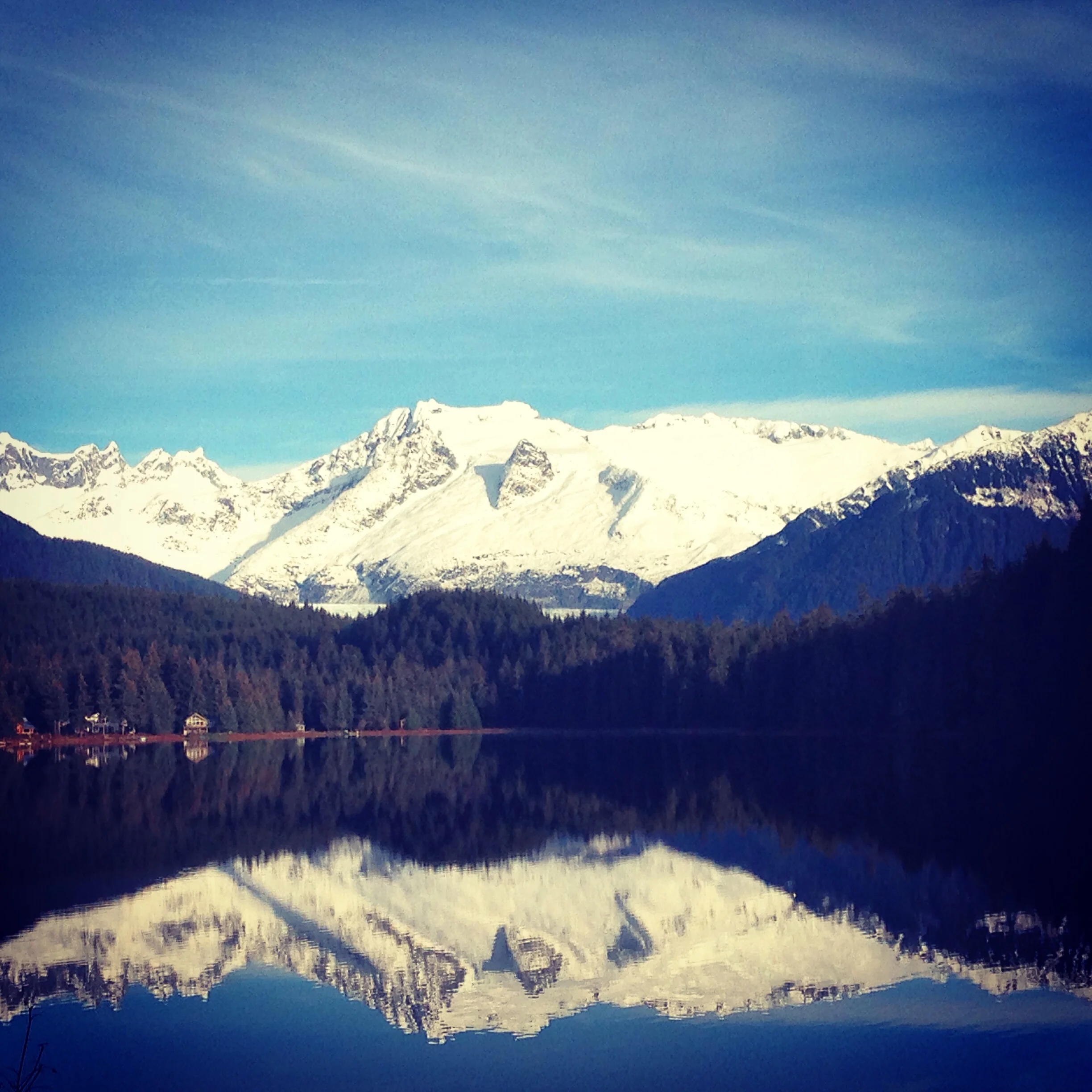 Auke Lake on Veteran's Day.