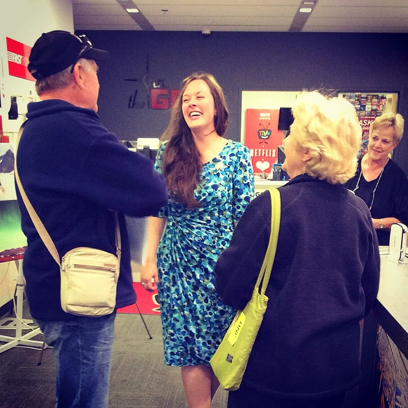 Barb and Tony gave me a big surprise during my First Friday show.