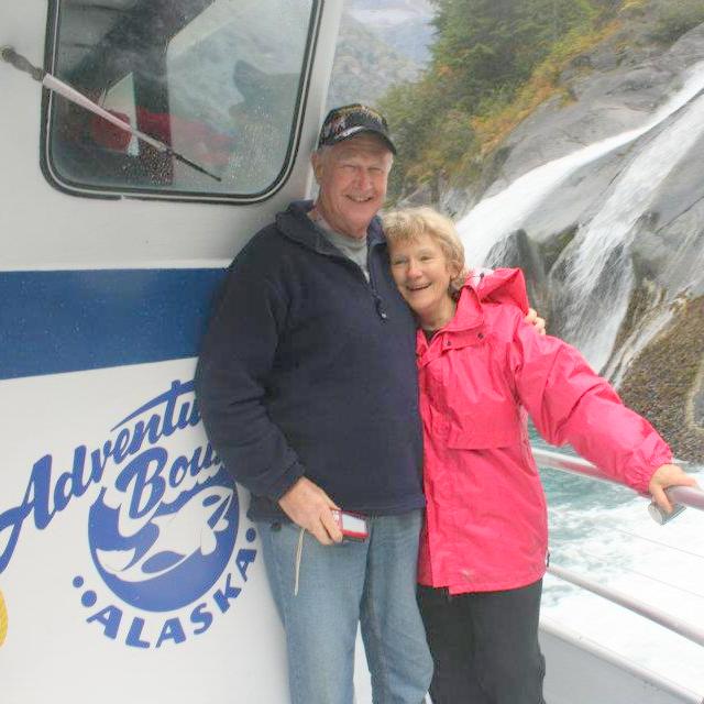 FLASHBACK: The precious couple on an Adventure Bound cruise to Tracy Arm Fjord in 2011.