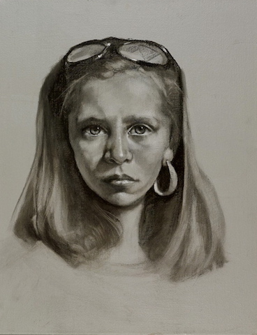 Duncan Rosslyn, Grace charcoal on canvas..jpg