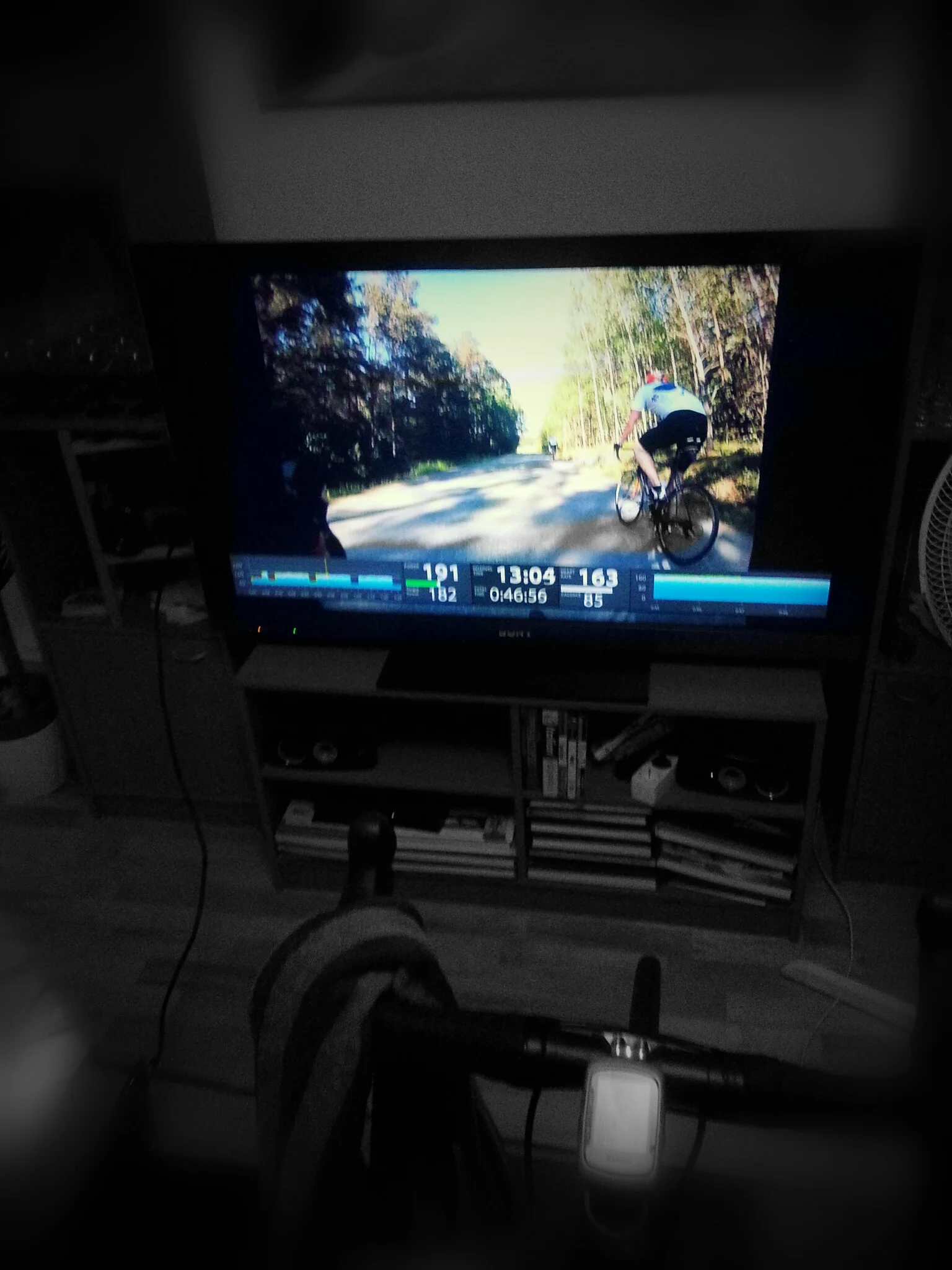 My setup using Kurt Kinetic trainer and Trainerroad software