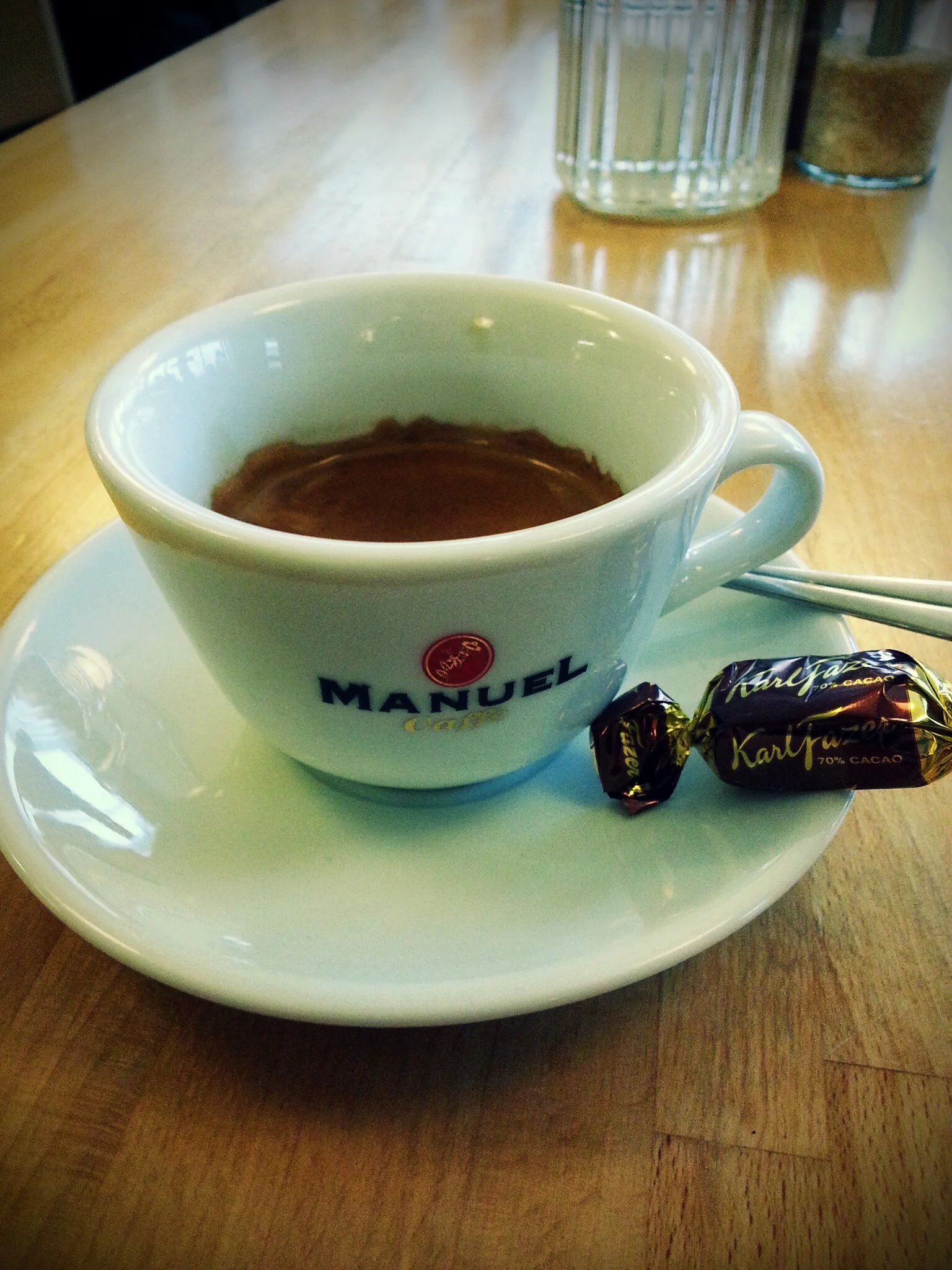 A proper Espresso Doppio keeps you warm and focused