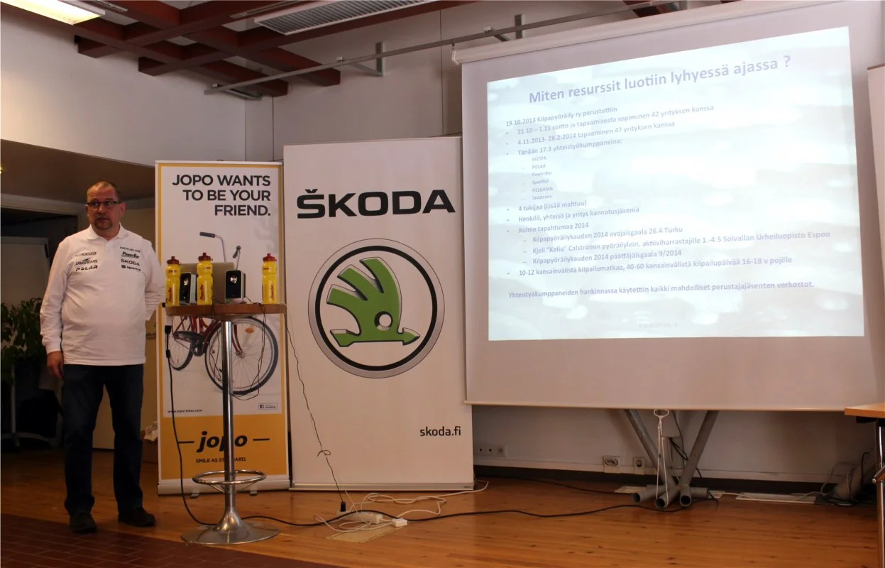 Marko Vauhkonen telling us about the project in detail