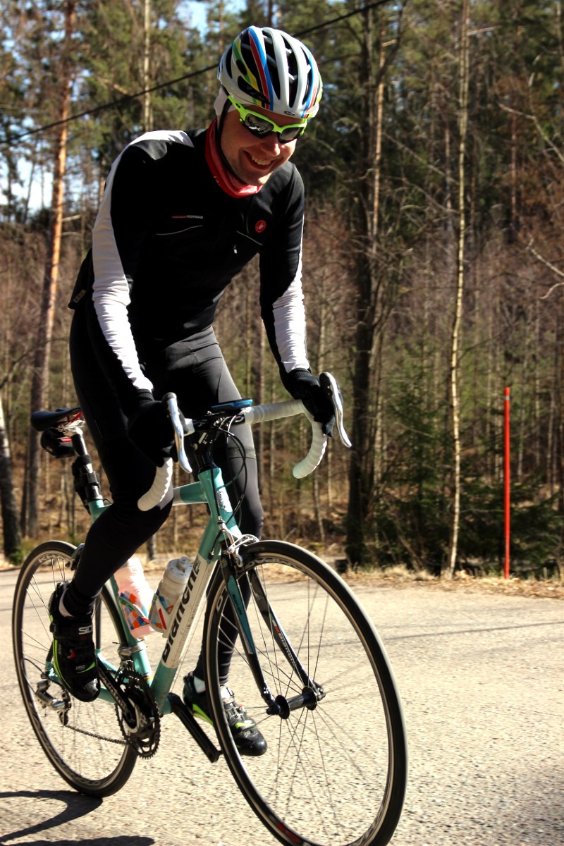 It seems even uphills can be fun