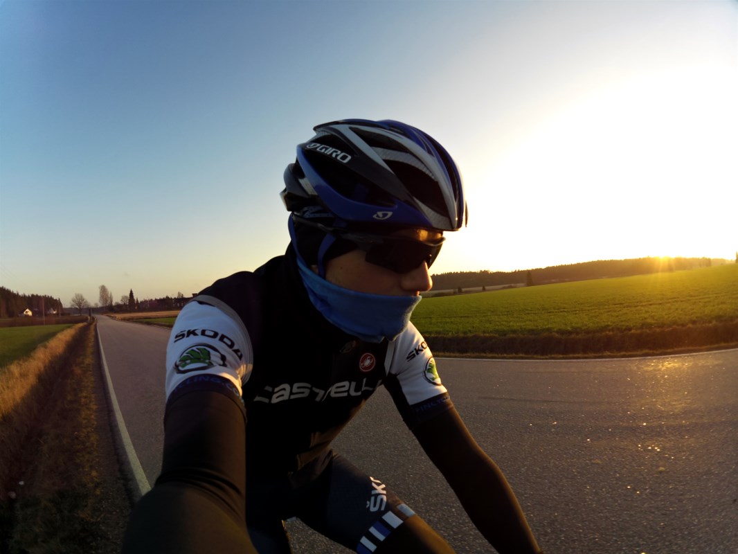 Despite sub zero degrees, the sun is always welcomed
