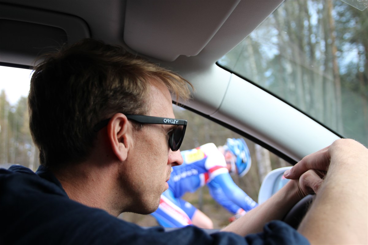 Charly looking after young talented riders