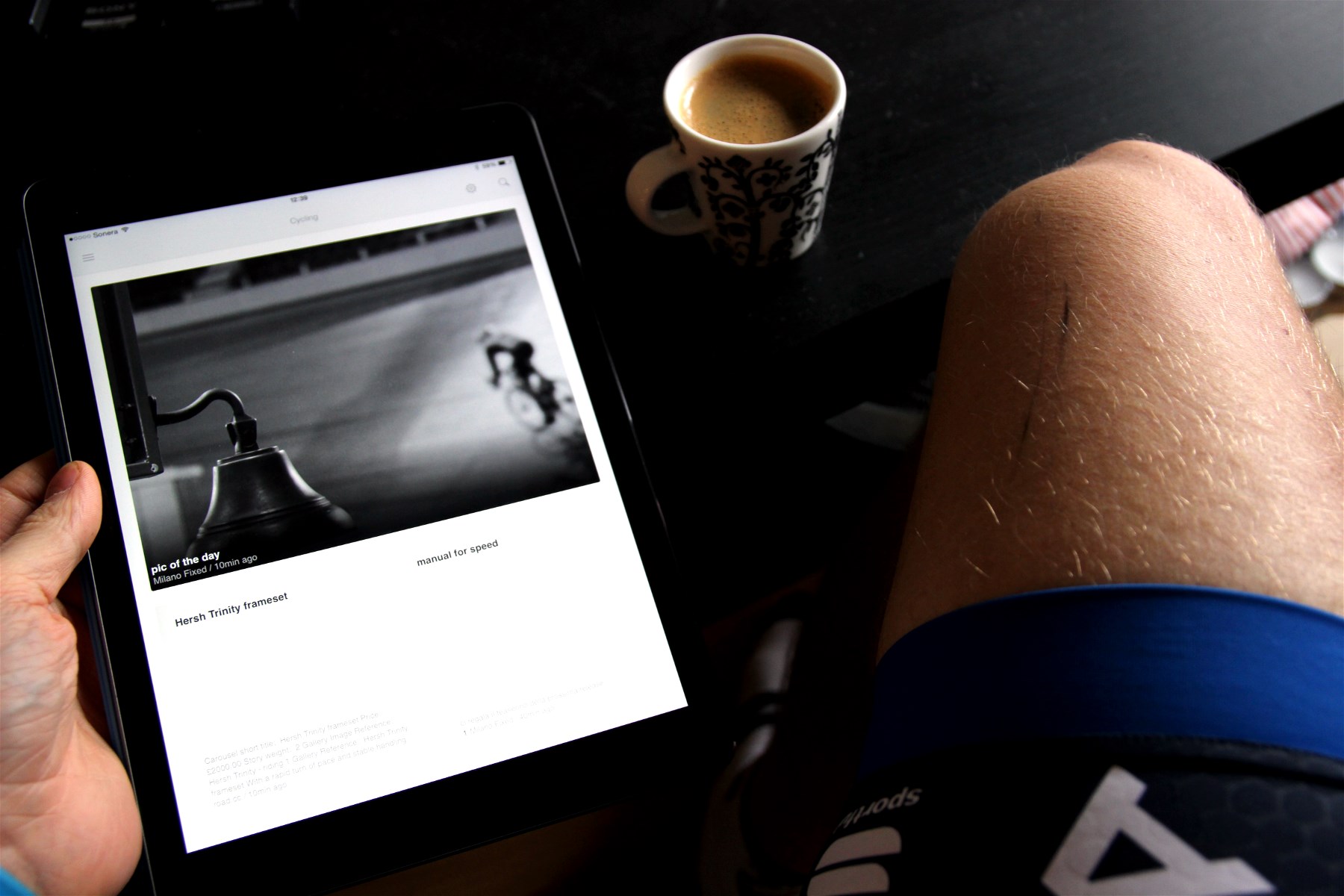 Early morning, pre-ride coffee and the latest news and stuff from the world of cycling