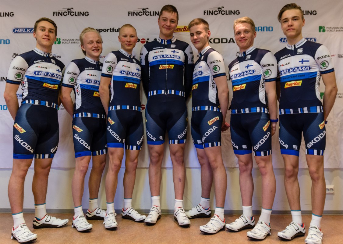 From left: Erik Relanto, Jonne Itkonen, Jaakko Hänninen, Jesse Uusiperhe, Aku Keloneva, Simo Terävä, Joel Bergman.