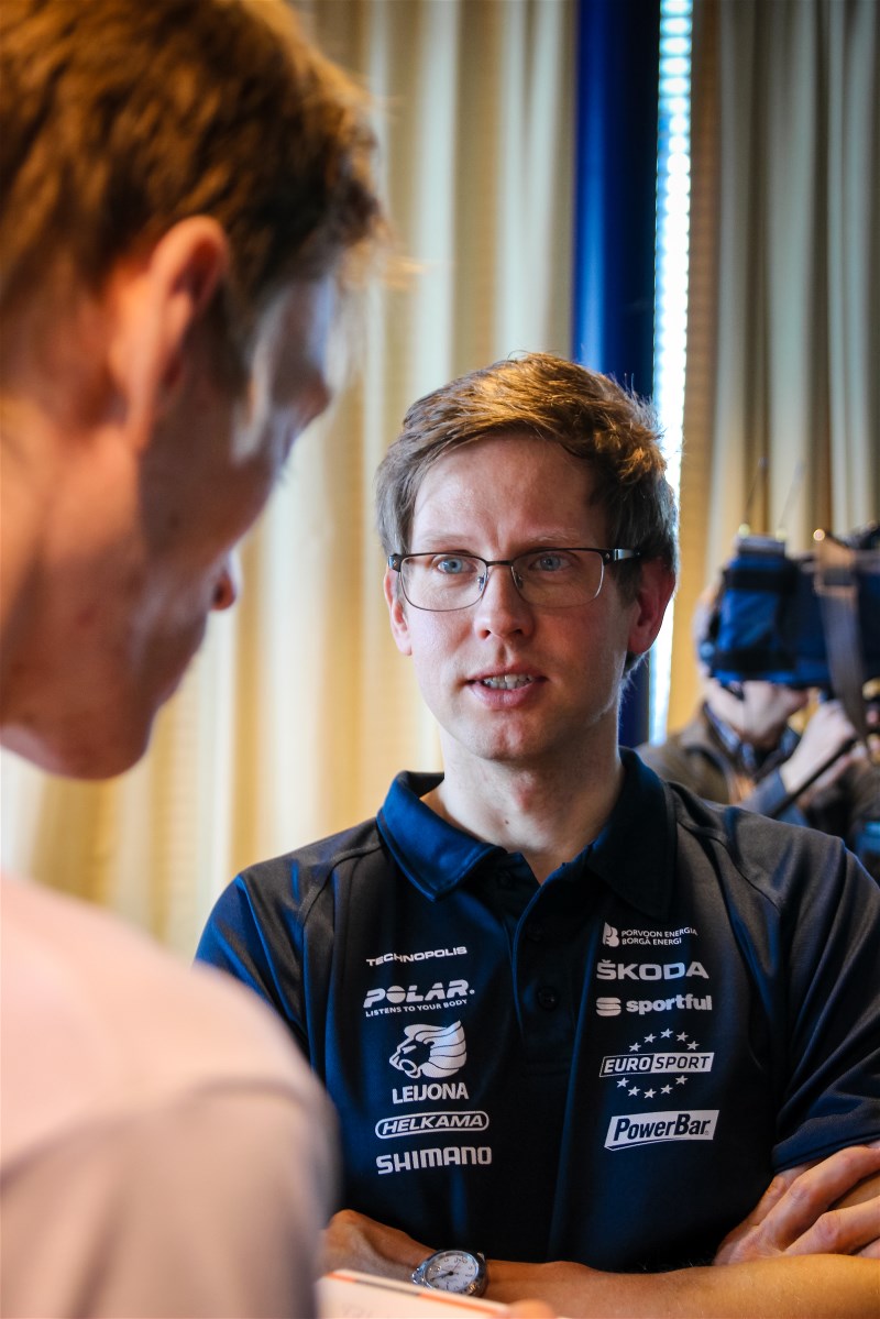 Kjell being interviewed by HBL